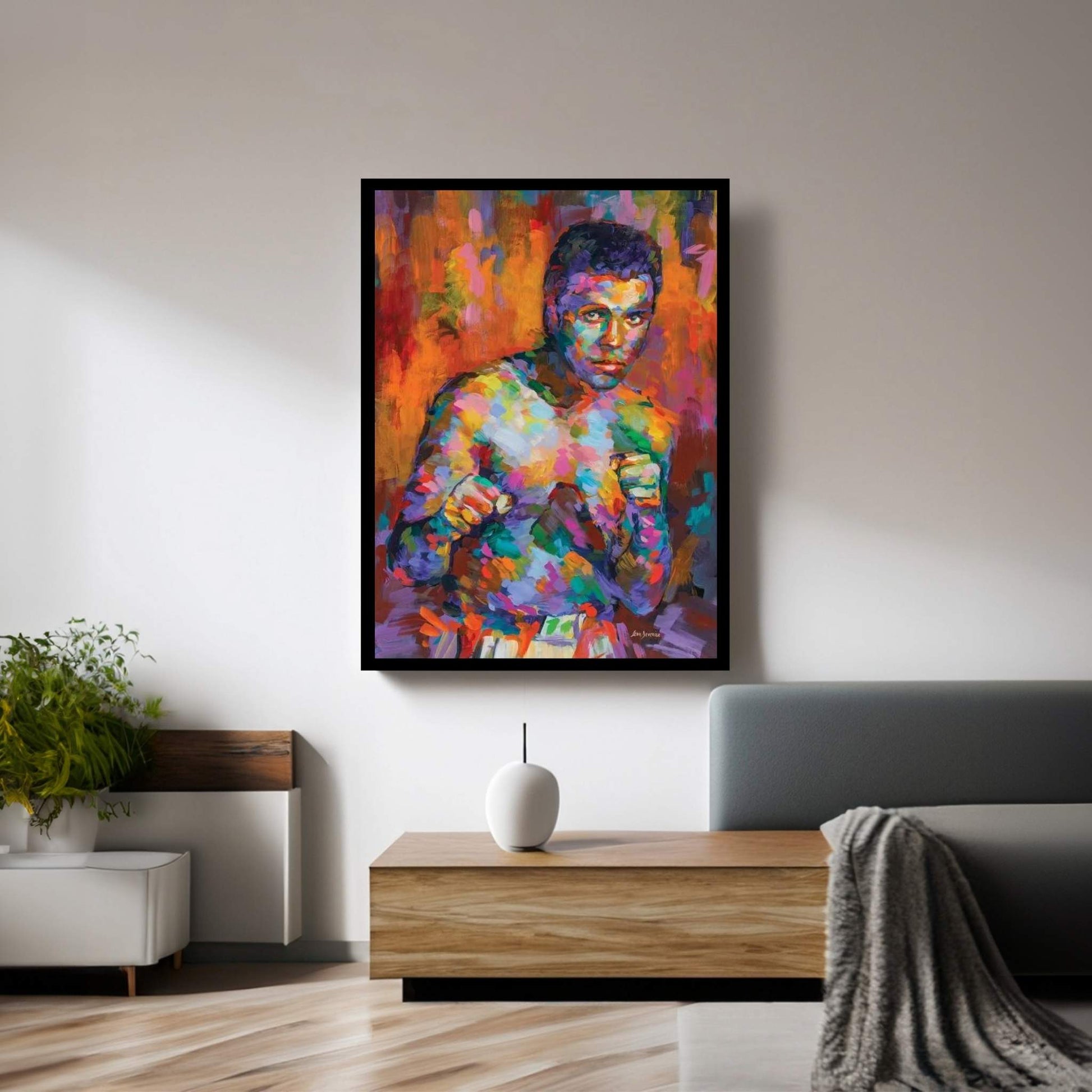 Ali, Boxing Legend Canvas Wall Art - Y Canvas