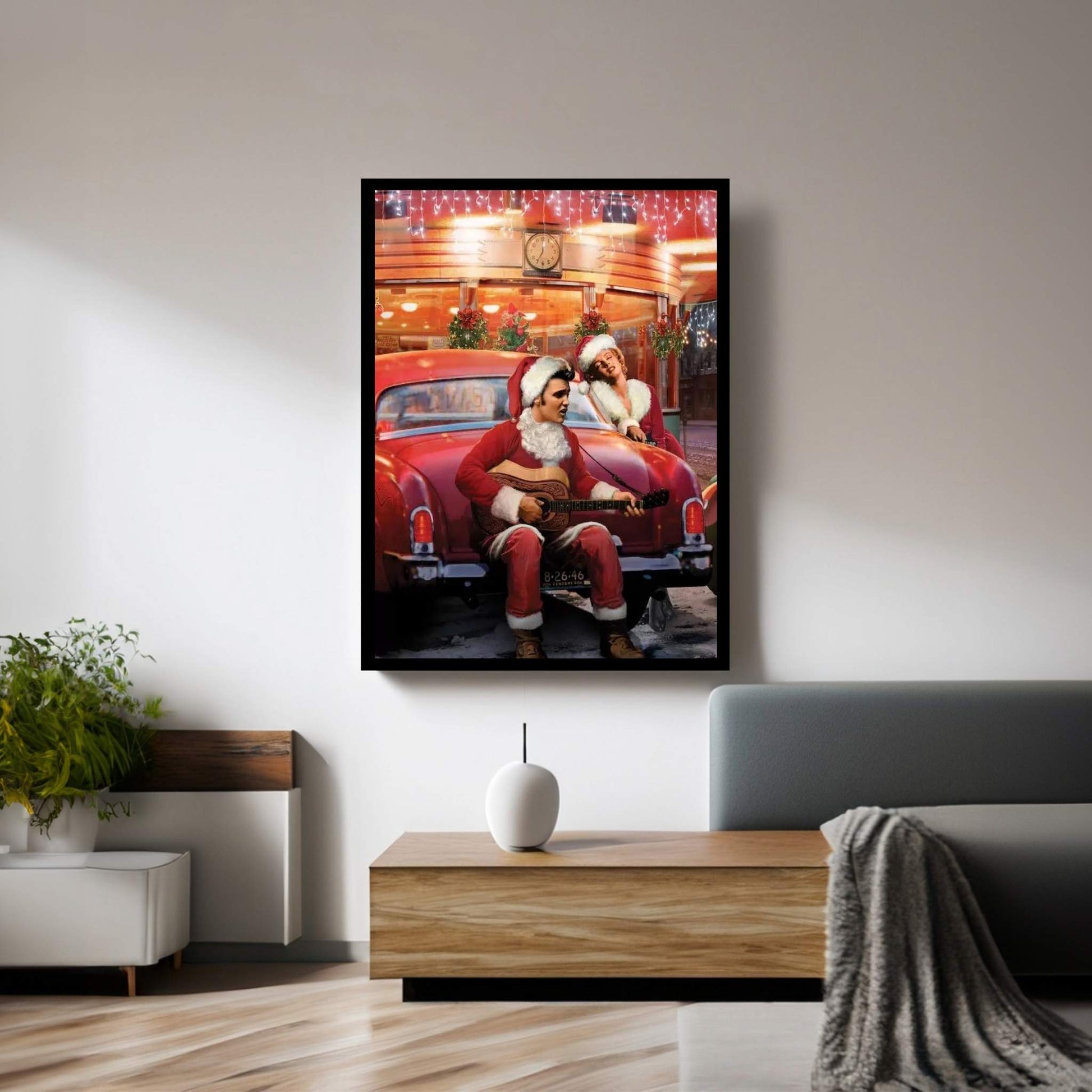 Legendary Crossroads Christmas Canvas Wall Art - Y Canvas