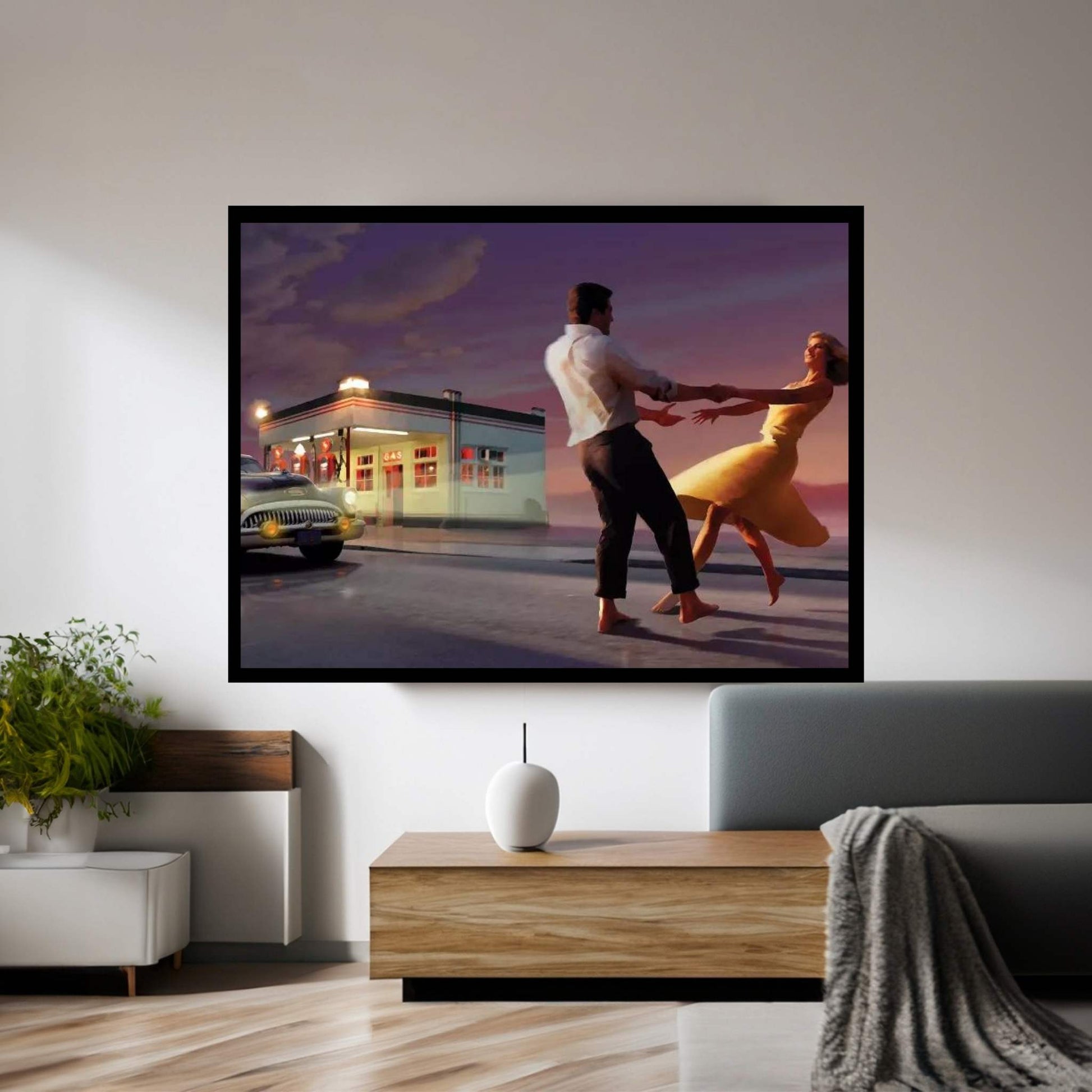 Night Dance Canvas Wall Art - Y Canvas