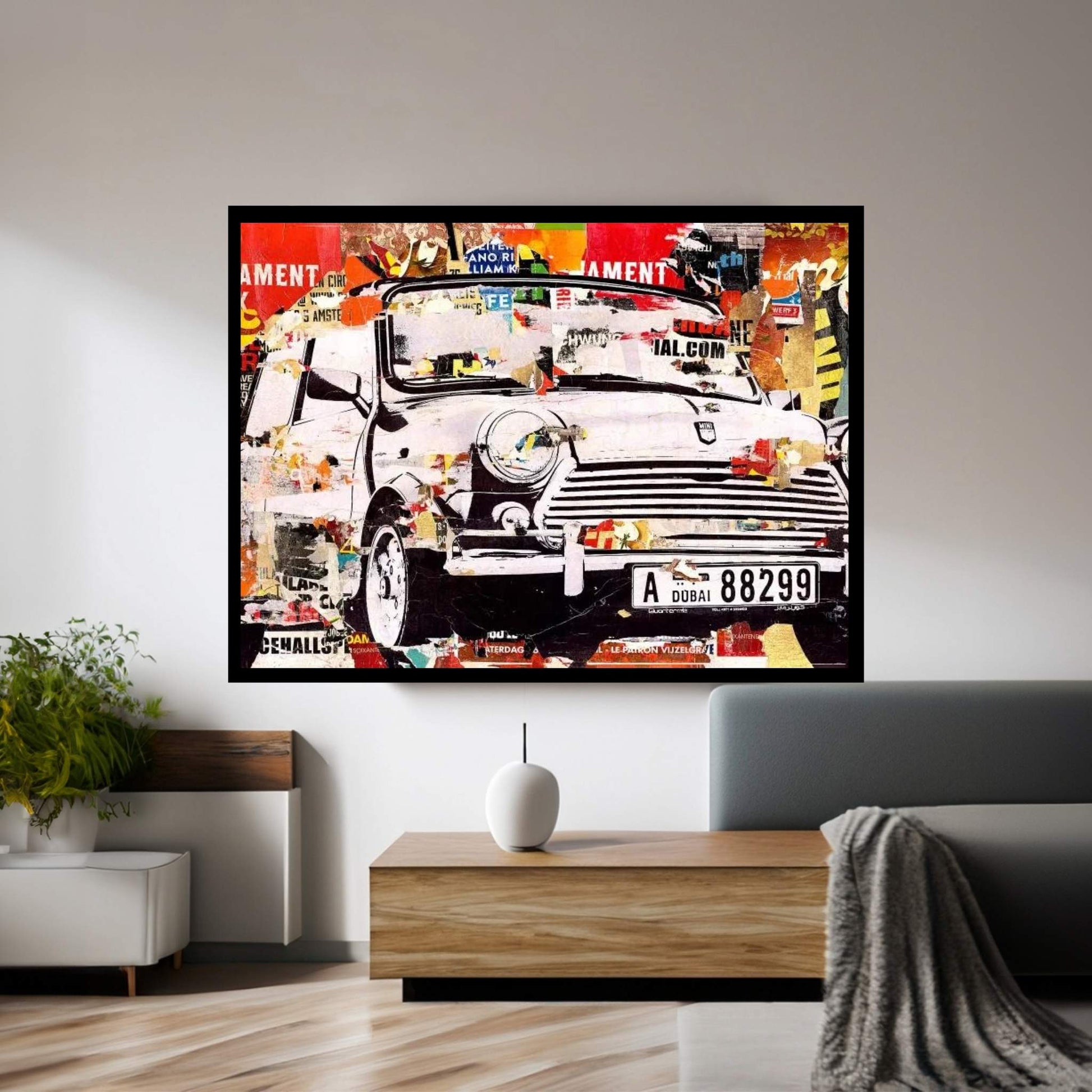 Dude, Where's My Mini? Canvas Wall Art - Y Canvas