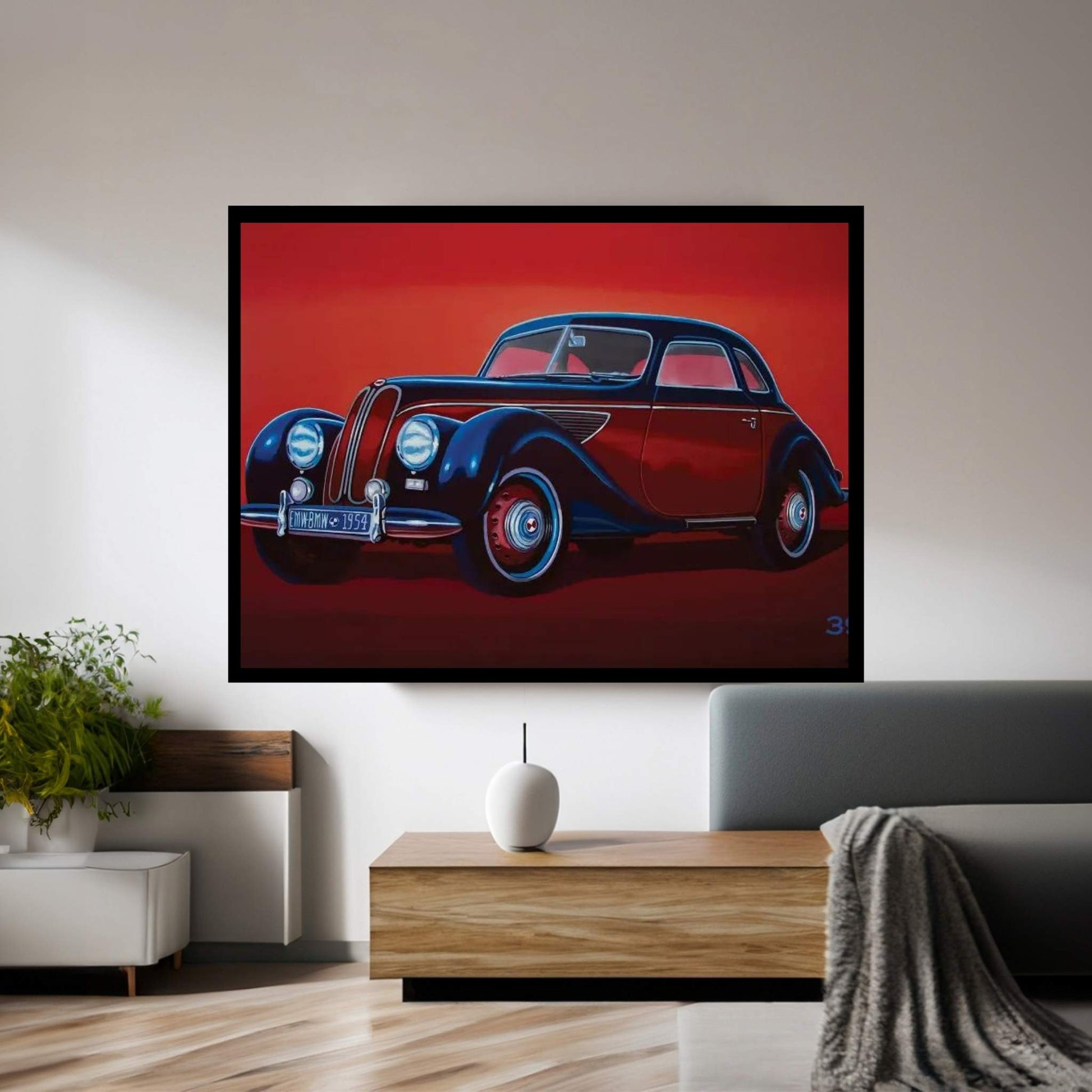 EMW BMW 1951 Canvas Wall Art - Y Canvas