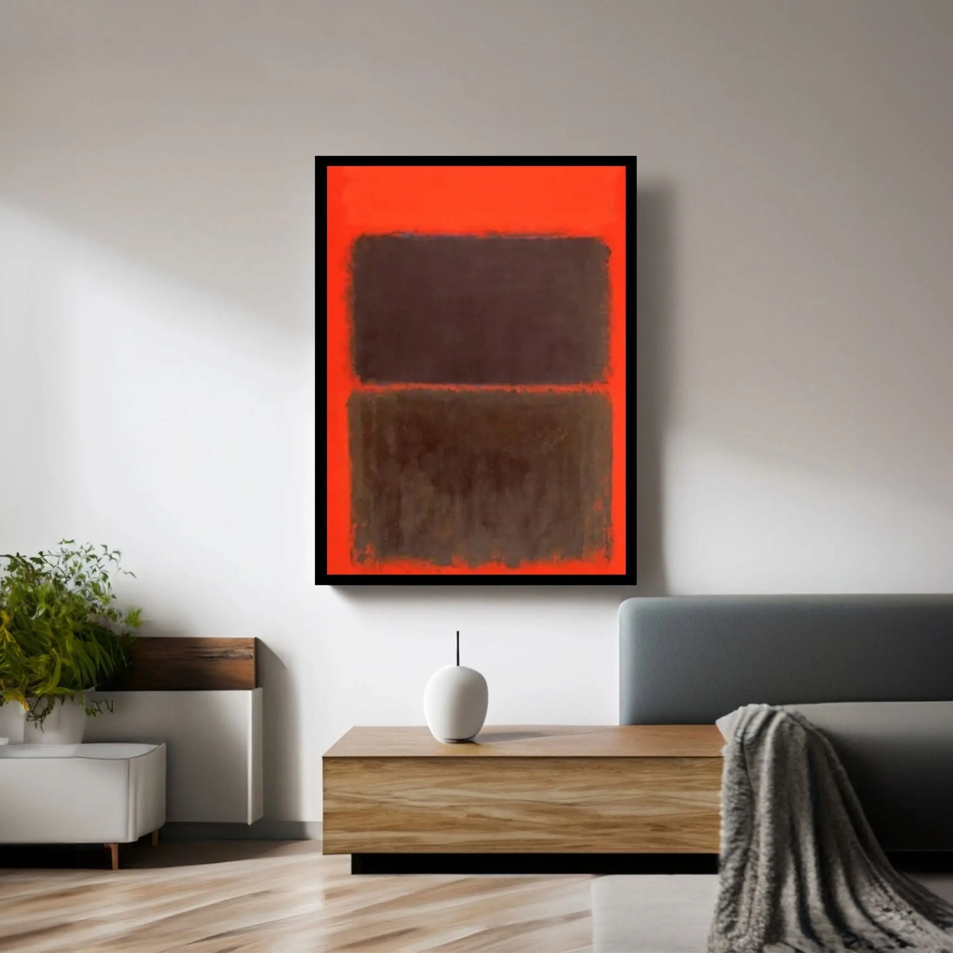 Mark Rothko Frame Canvas/Poster Art Reproduction, Rothko Reproduction - Y Canvas