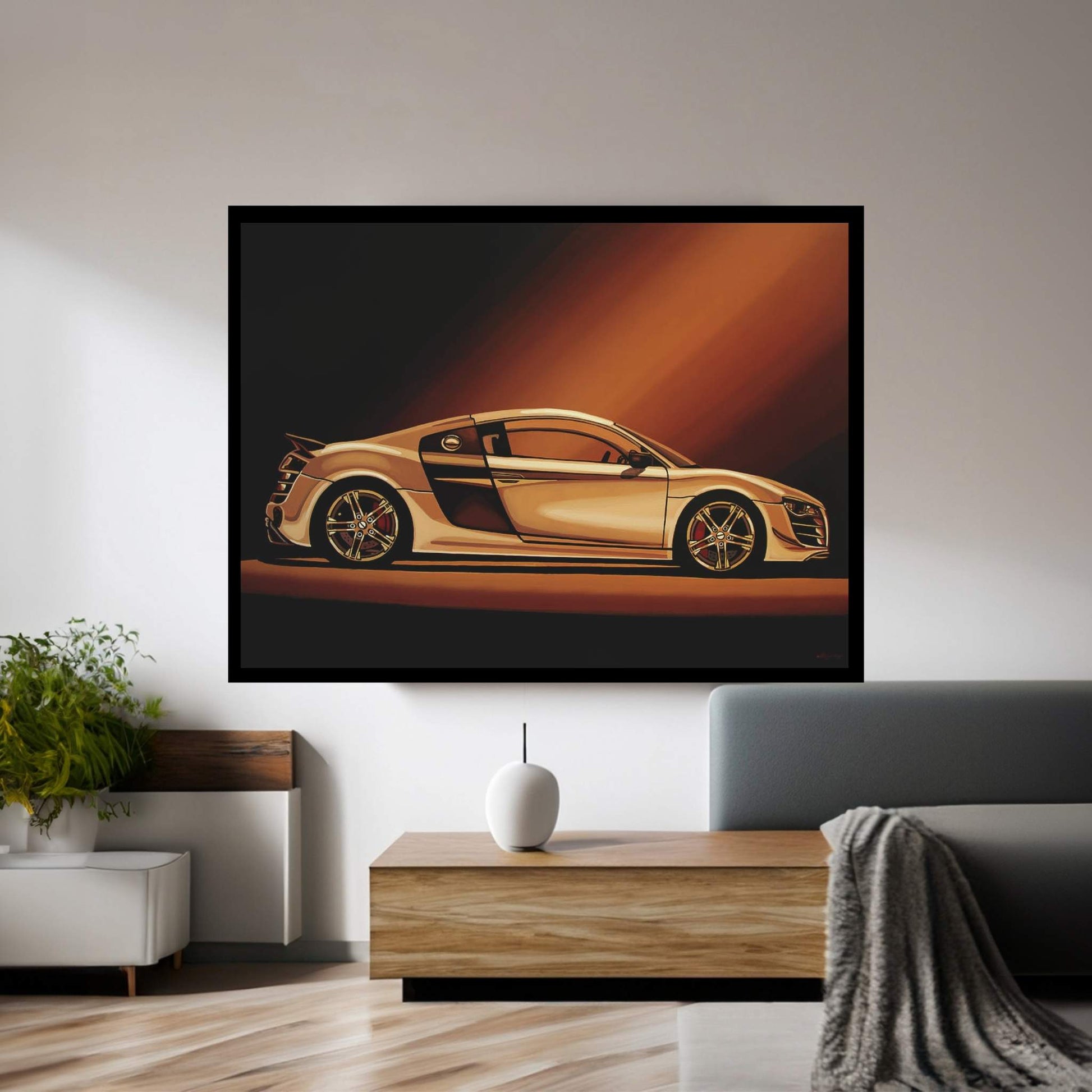 Audi R8 2007 Canvas Wall Art - Y Canvas