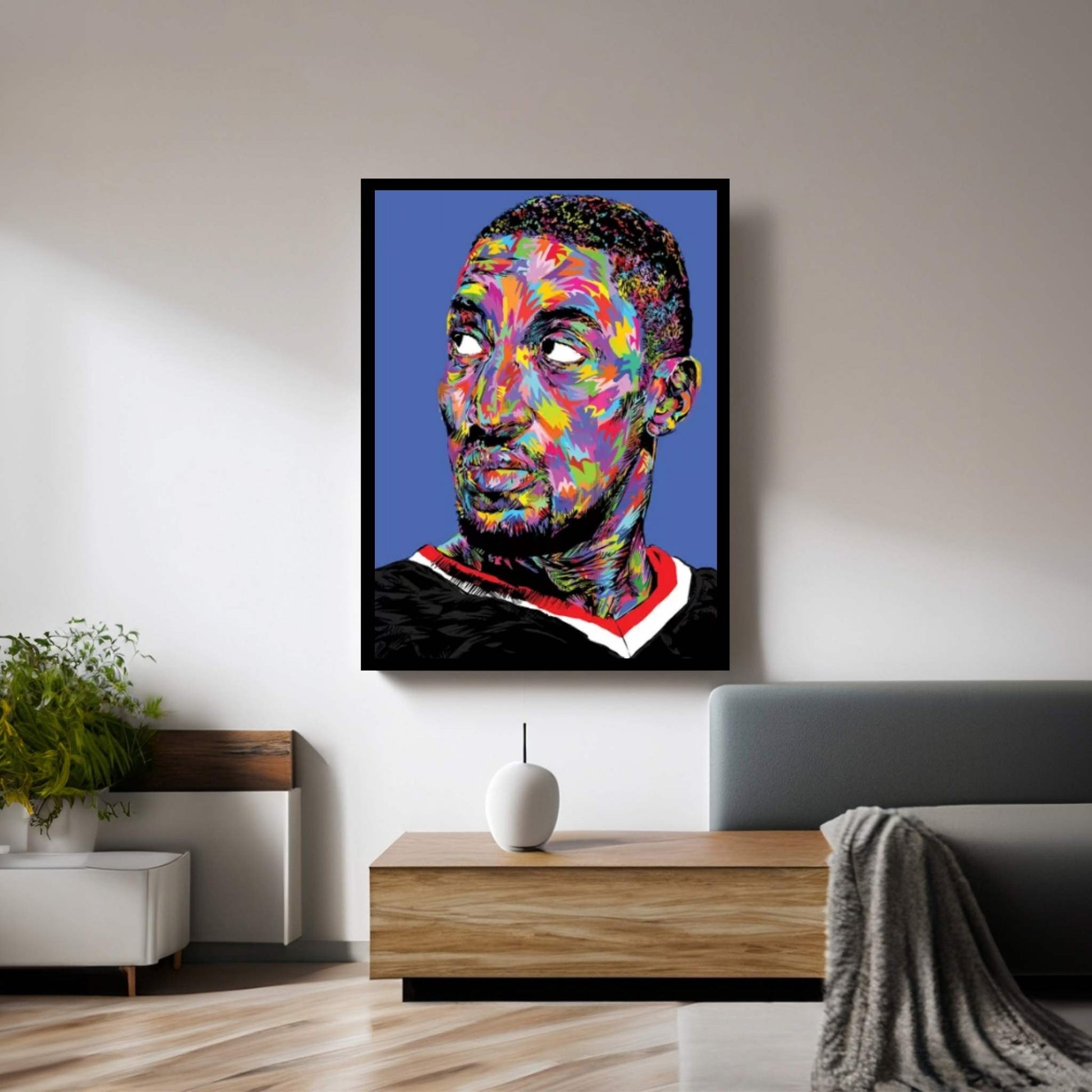 Scottie Pippen Canvas Wall Art - Y Canvas