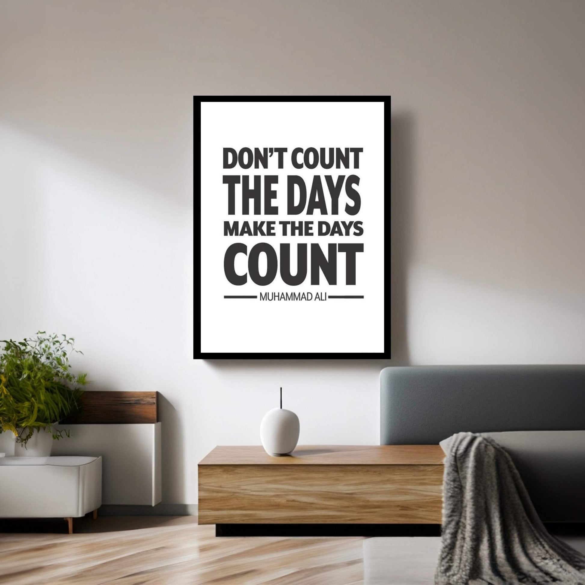 Make The Days Count Canvas Wall Art - Y Canvas