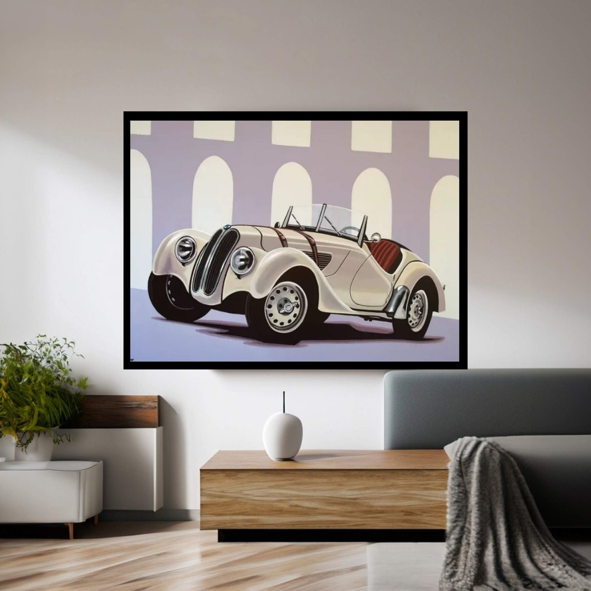 BMW 328 Roadster 1936 Canvas Wall Art - Y Canvas