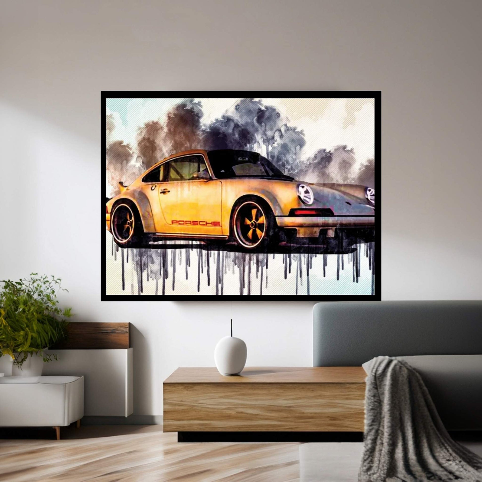 Singer Dls 2018 Porsche 911 Sports Tuning German Sports Cars Canvas Wall Art - Y Canvas