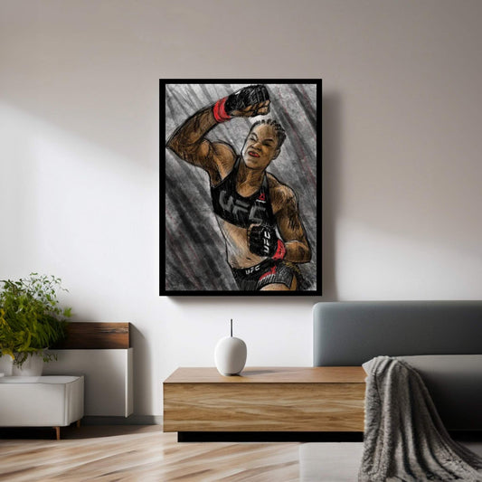 Amanda Nunes Canvas Wall Art - Y Canvas