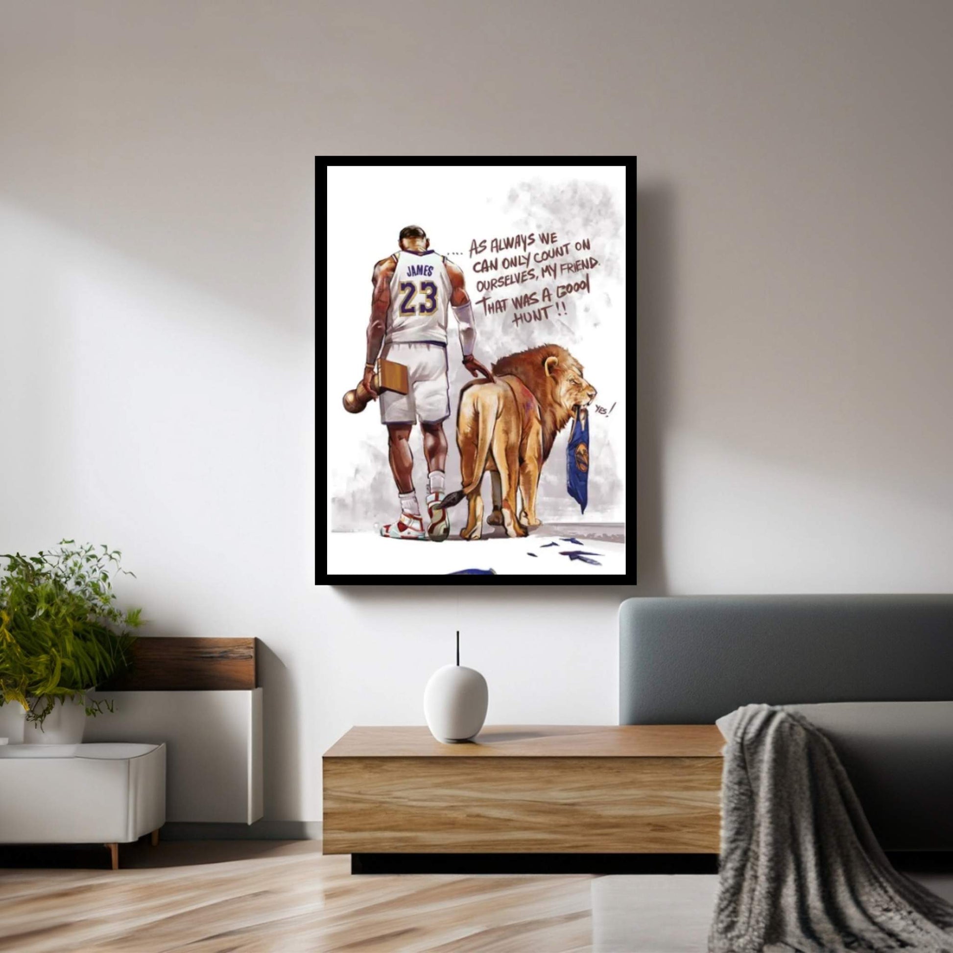 After Successful Hunting Canvas Wall Art - Y Canvas