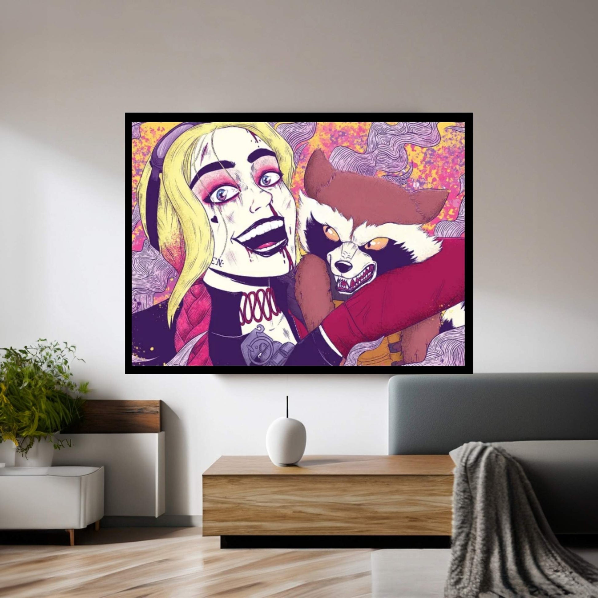 Say Cheese Grumpy Cat Canvas Wall Art - Y Canvas