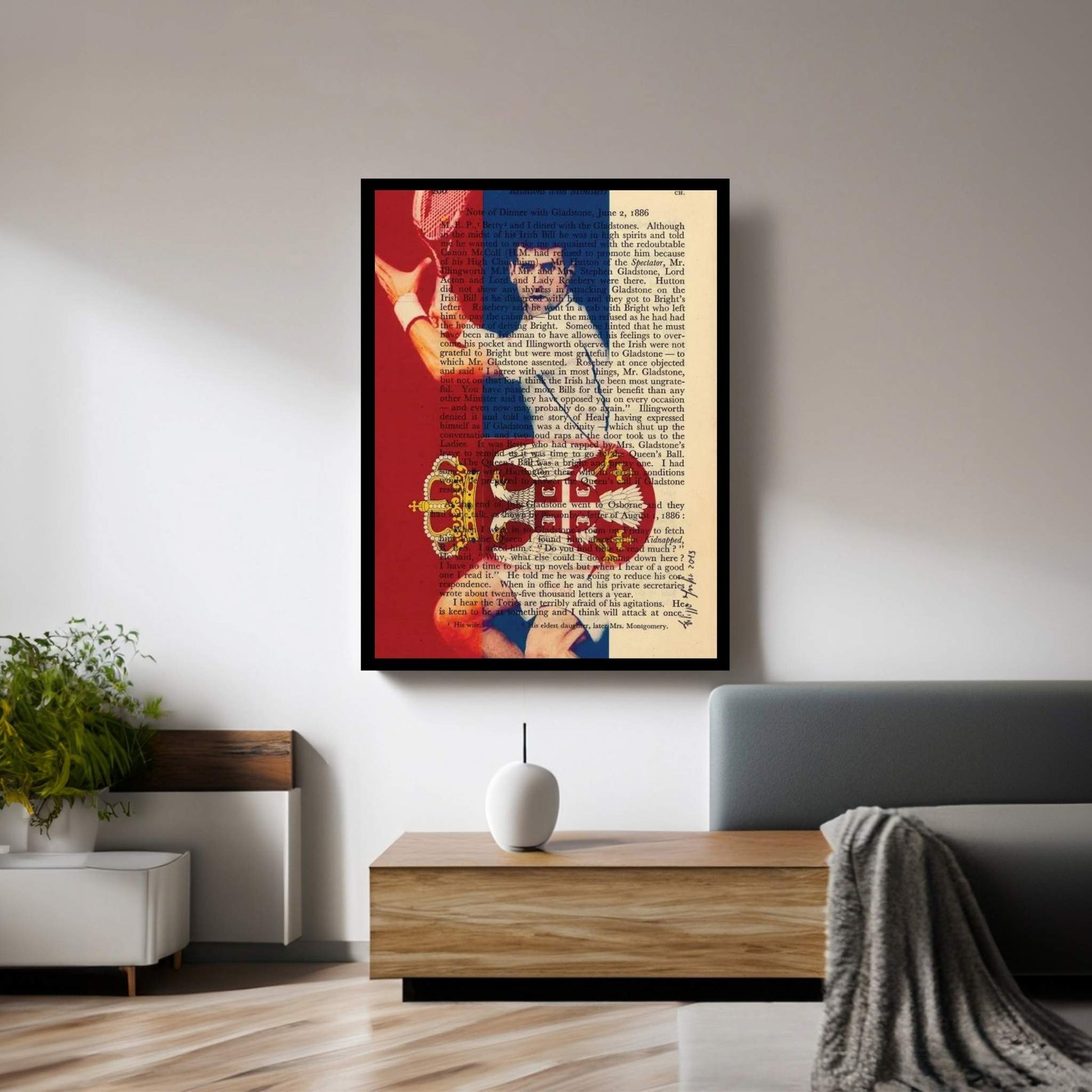 Novak Djokovic Canvas Wall Art - Y Canvas