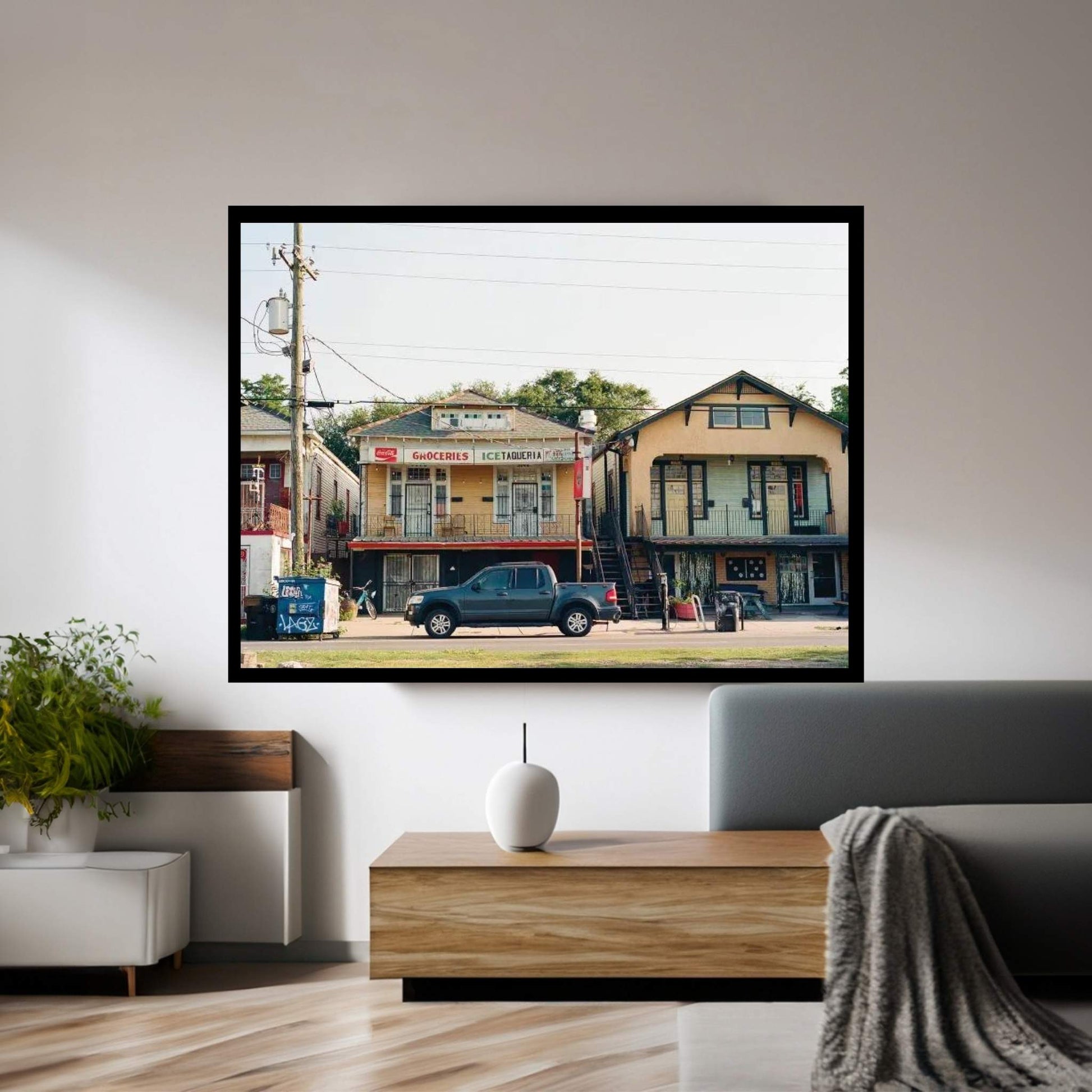 New Orleans Marigny IV On Film Canvas Wall Art - Y Canvas