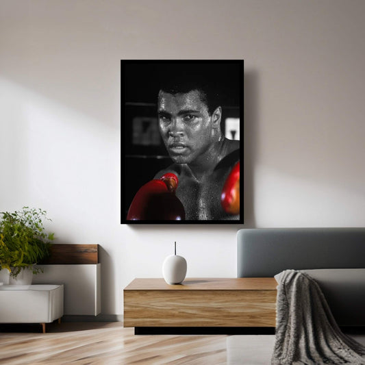 Muhammad Ali In Training Canvas Wall Art - Y Canvas