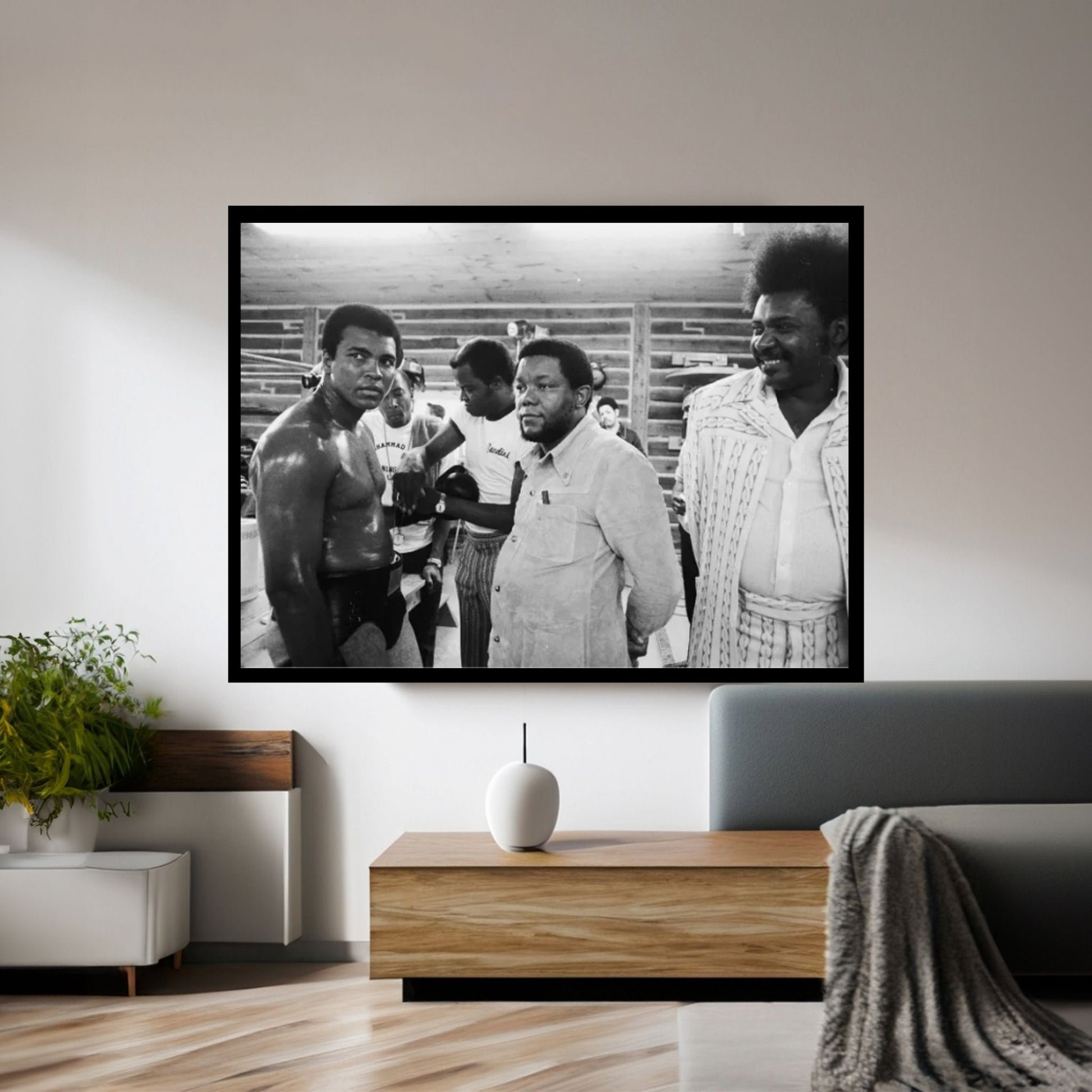 Muhammad Ali, Promoter And Training Team Canvas Wall Art - Y Canvas