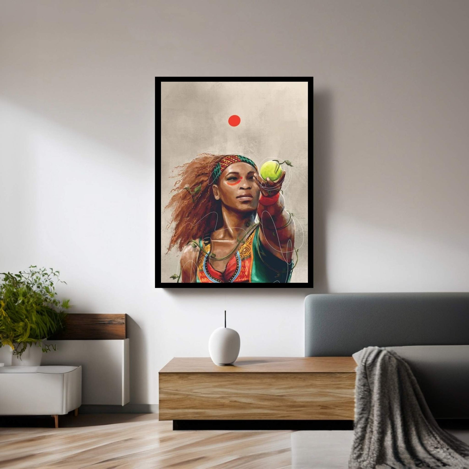 Serena Canvas Wall Art - Y Canvas