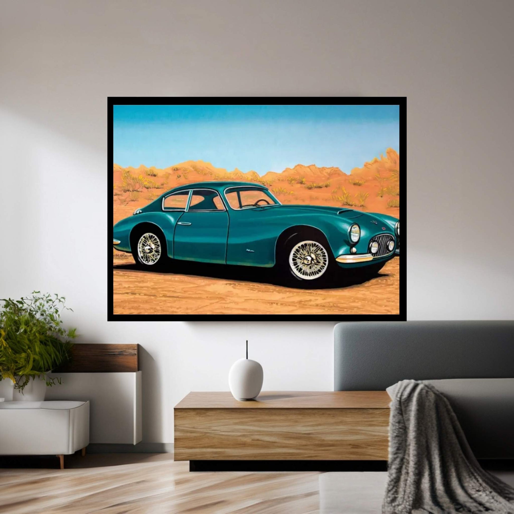 Fiat V8 Canvas Wall Art - Y Canvas