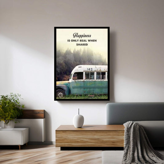 Into The Wild Travel Movie Art Canvas Wall Art - Y Canvas