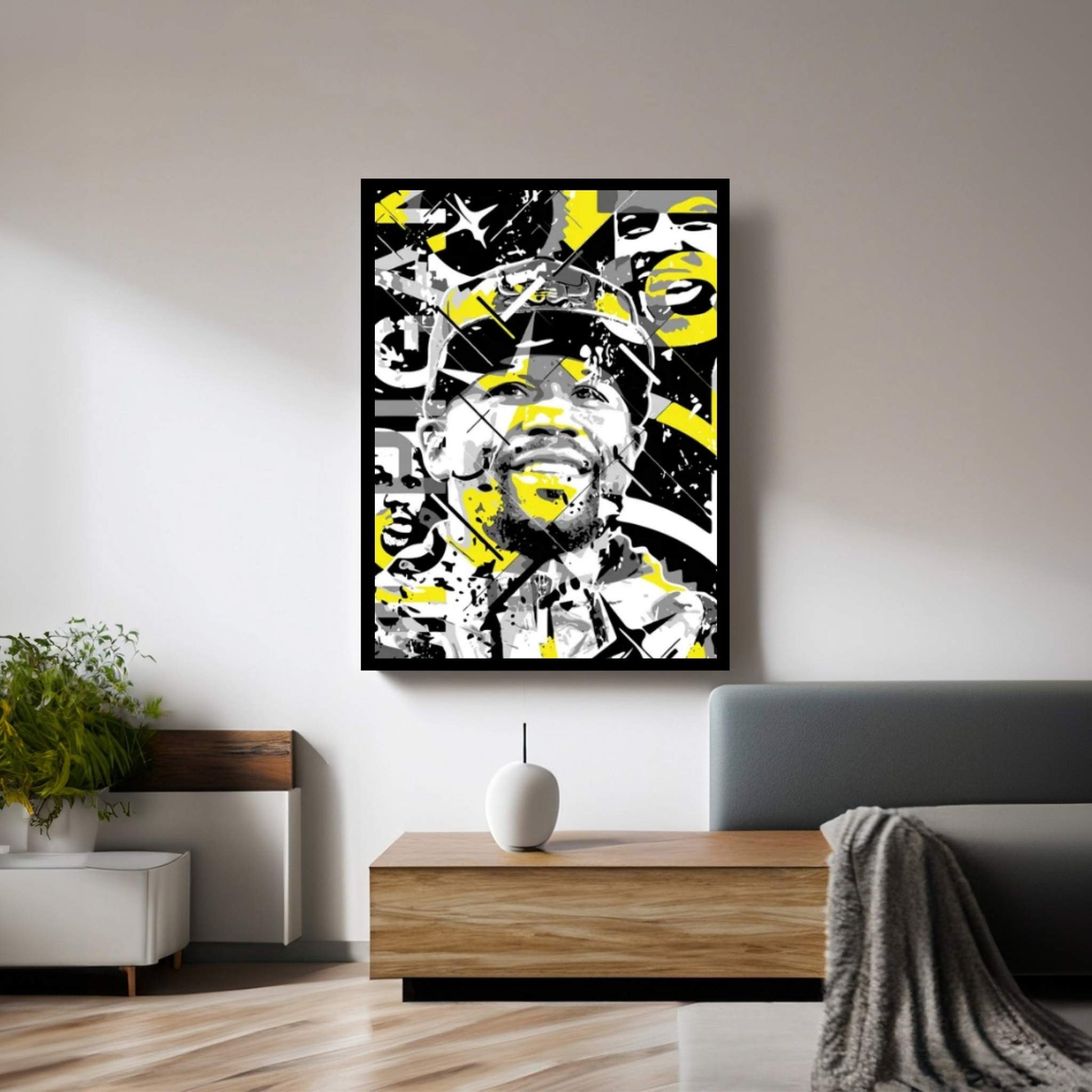 Mayweather Canvas Wall Art - Y Canvas