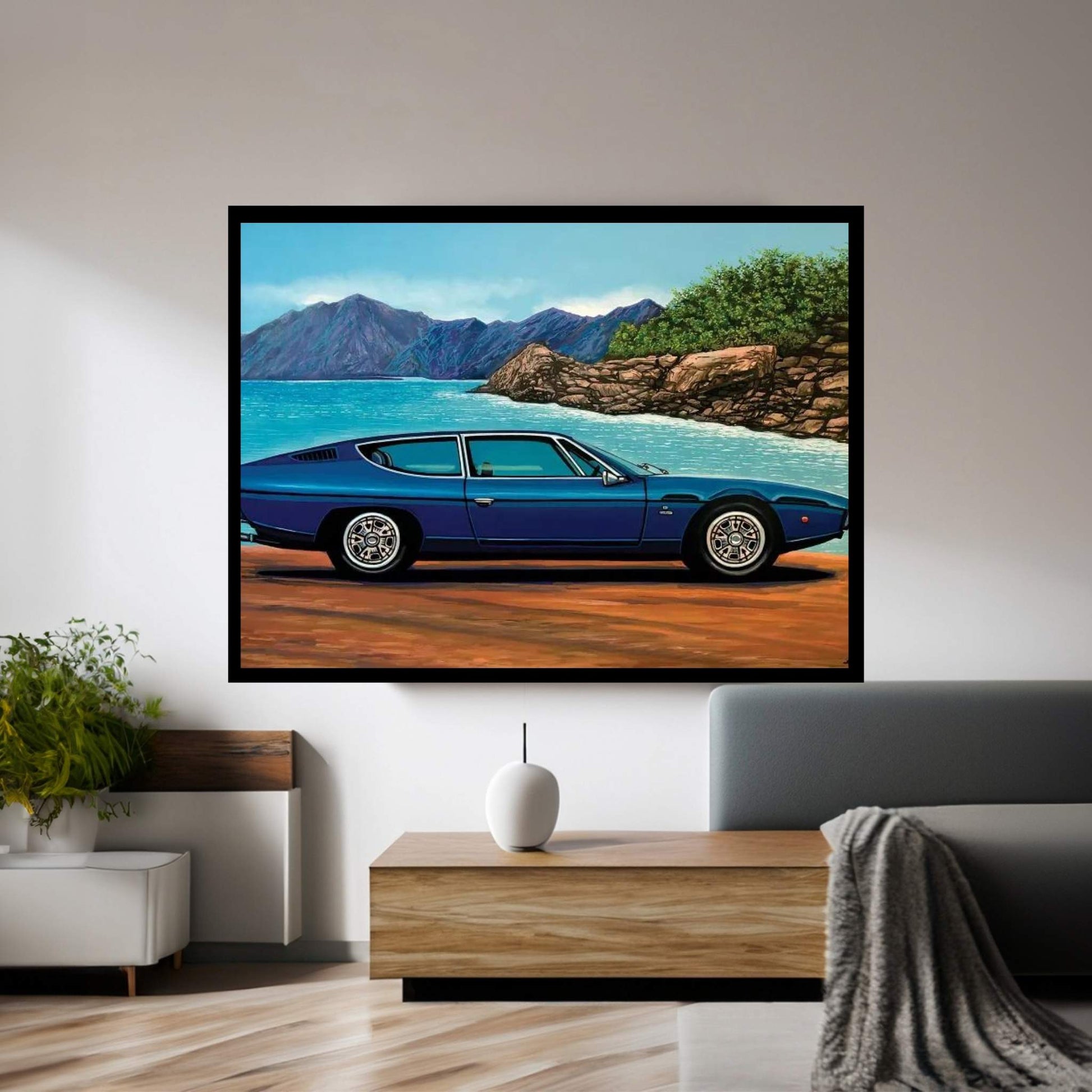 Lamborghini Espada Canvas Wall Art - Y Canvas