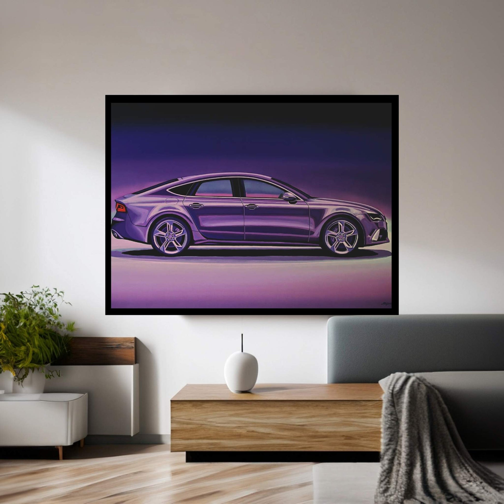 Audi RS7 2013 Canvas Wall Art - Y Canvas