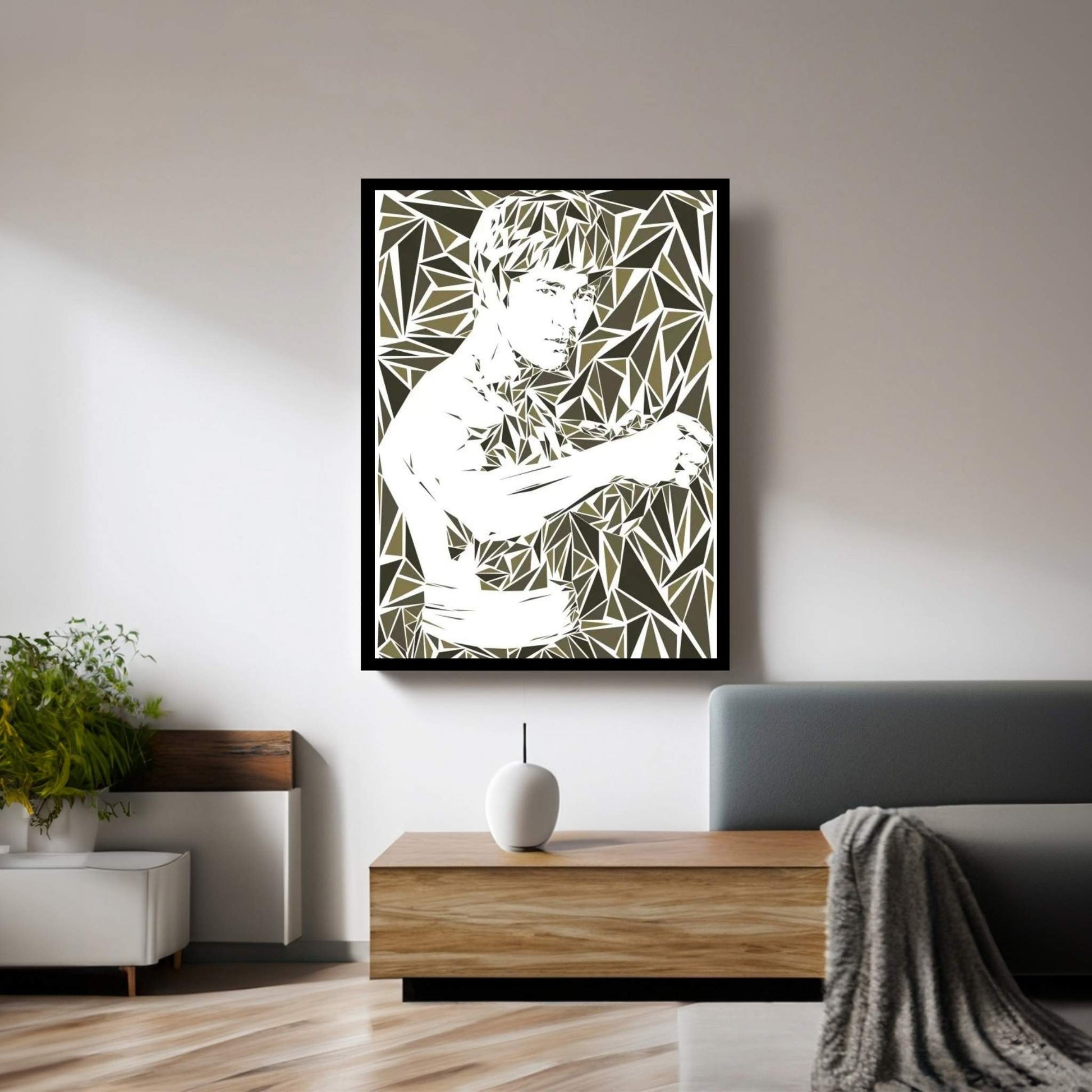 Bruce Lee Canvas Wall Art - Y Canvas