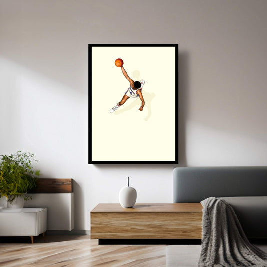 Frequent Fliers Dr J Canvas Wall Art - Y Canvas