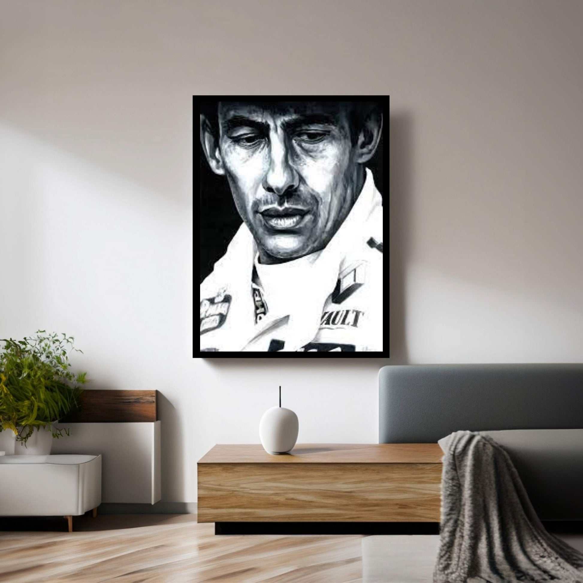 Ayrton Senna - The Morning Of Mourning 1994 Canvas Wall Art - Y Canvas