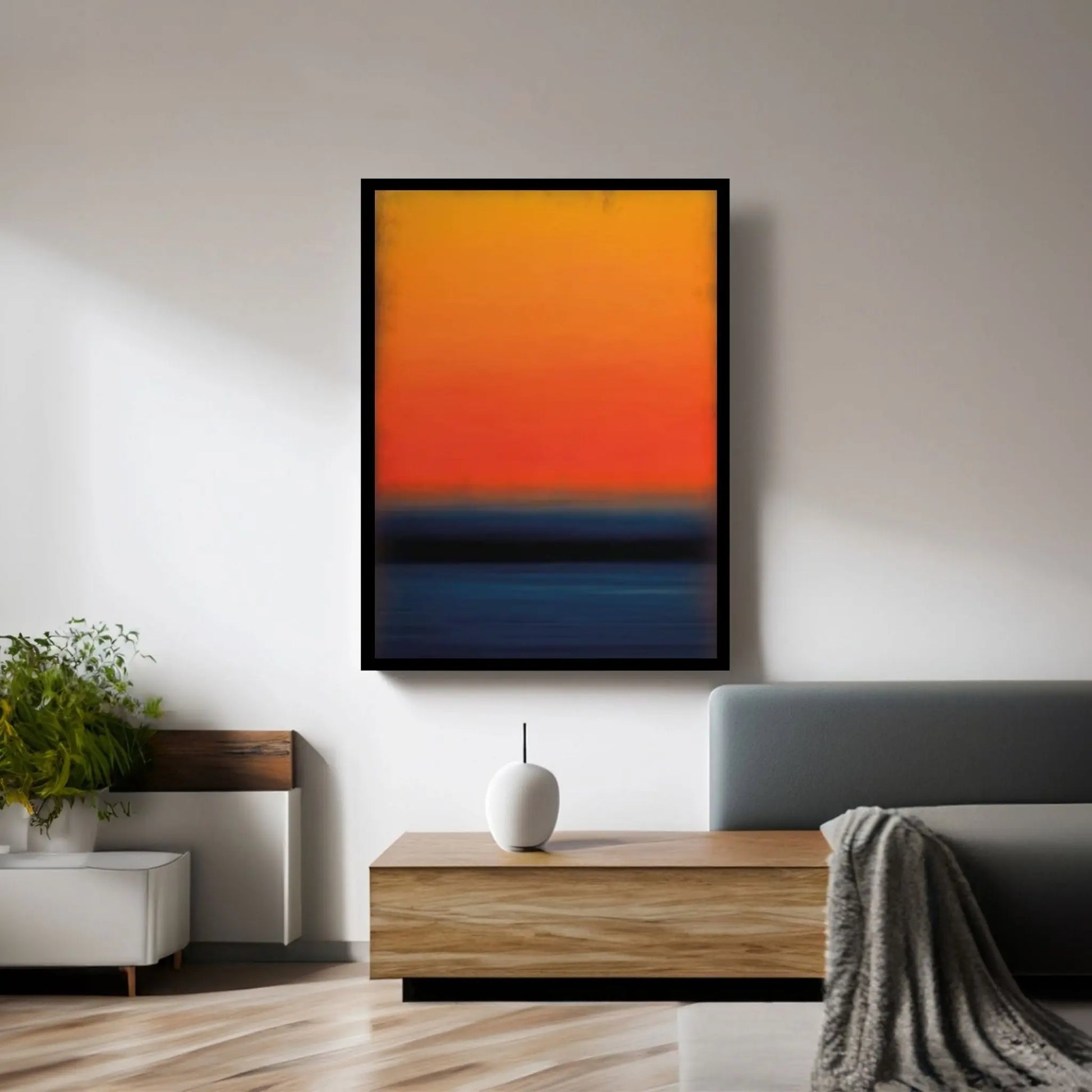 Mark Rothko Frame Canvas/Poster Art Reproduction, Rothko Reproduction - Y Canvas