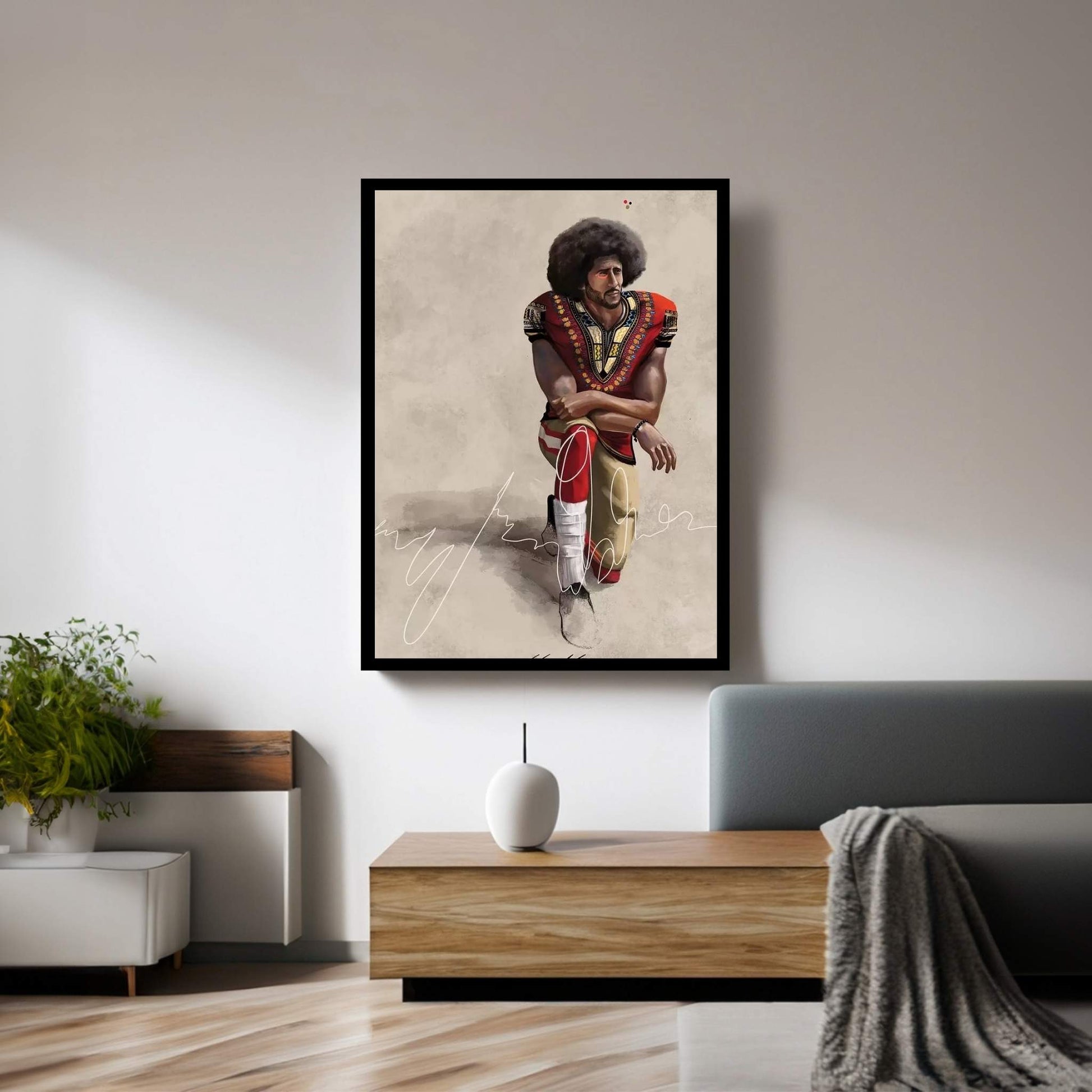 BHM Kaepernick Canvas Wall Art - Y Canvas