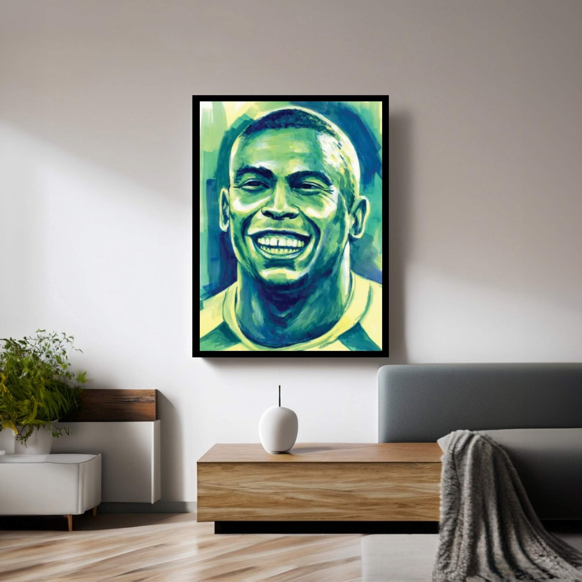 Ronaldo - 2002 Fifa World Cup Winner Canvas Wall Art - Y Canvas