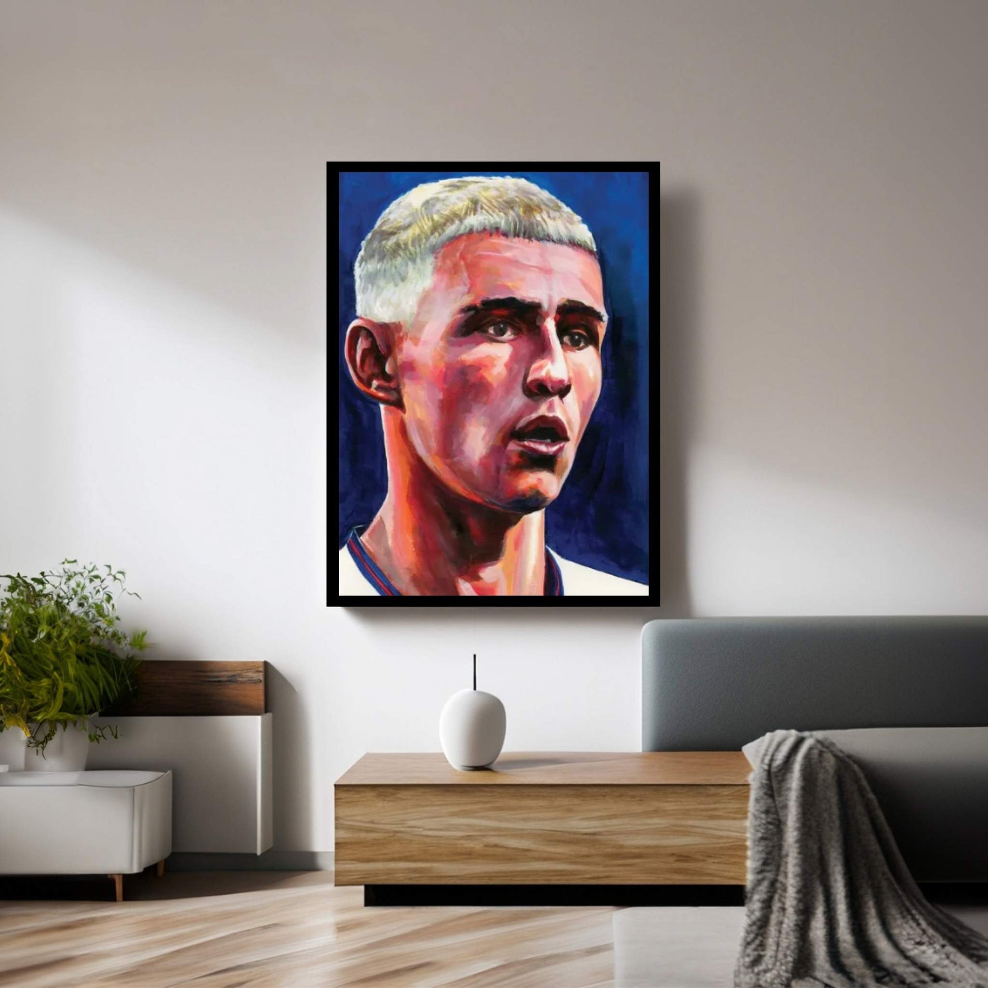 Phil Foden Canvas Wall Art - Y Canvas