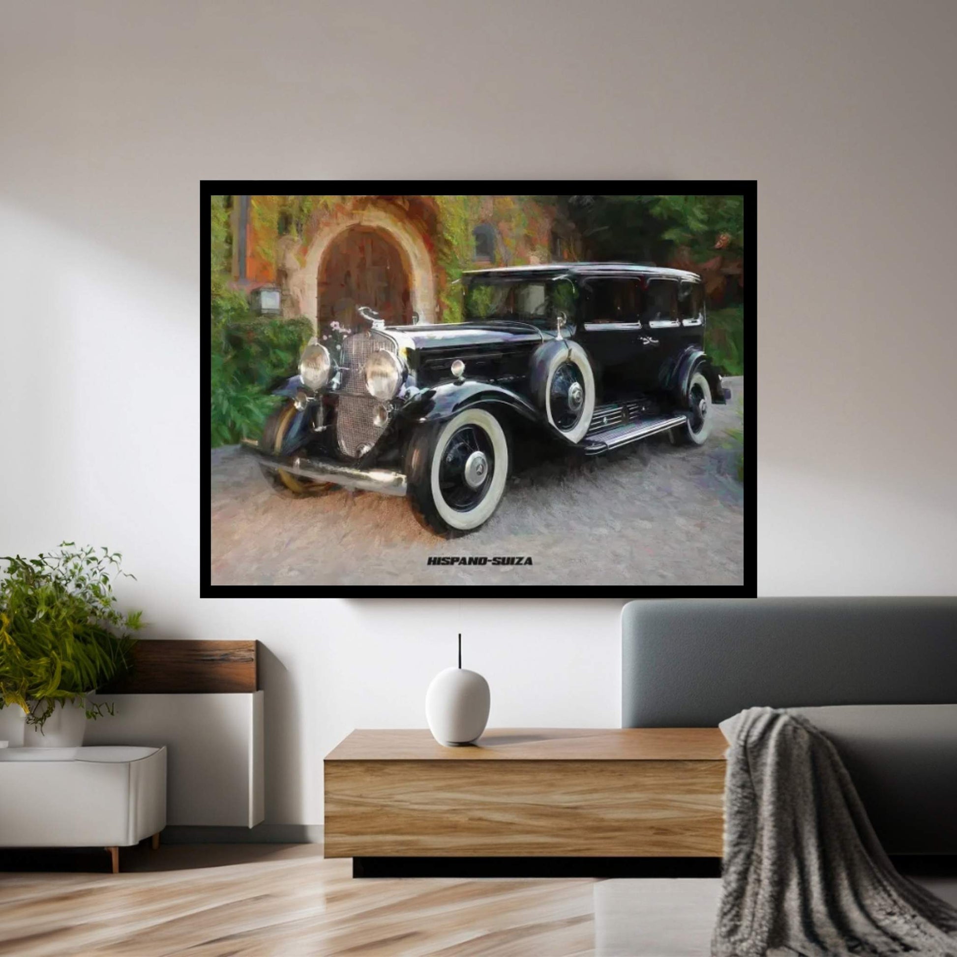 Hispano Suiza Canvas Wall Art - Y Canvas