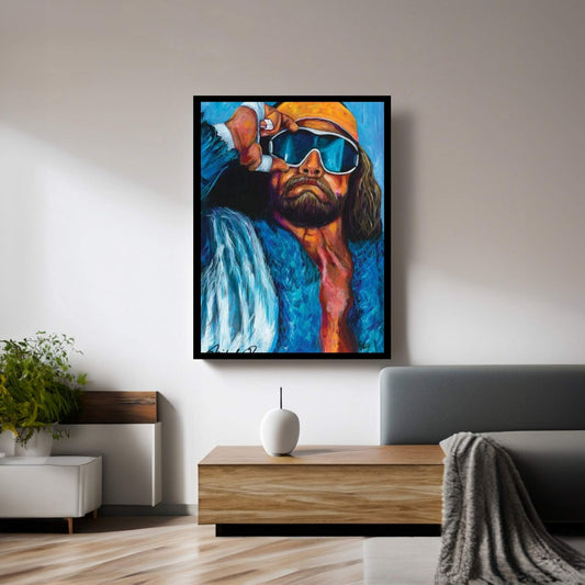 Macho Man Canvas Wall Art - Y Canvas