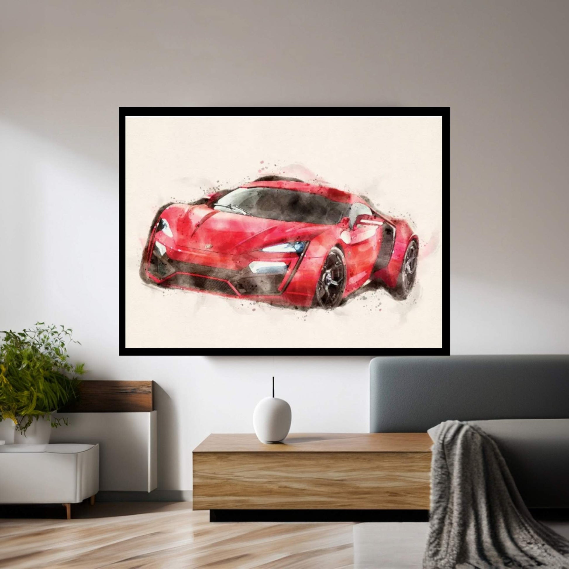 Lykan HyperSport Canvas Wall Art - Y Canvas