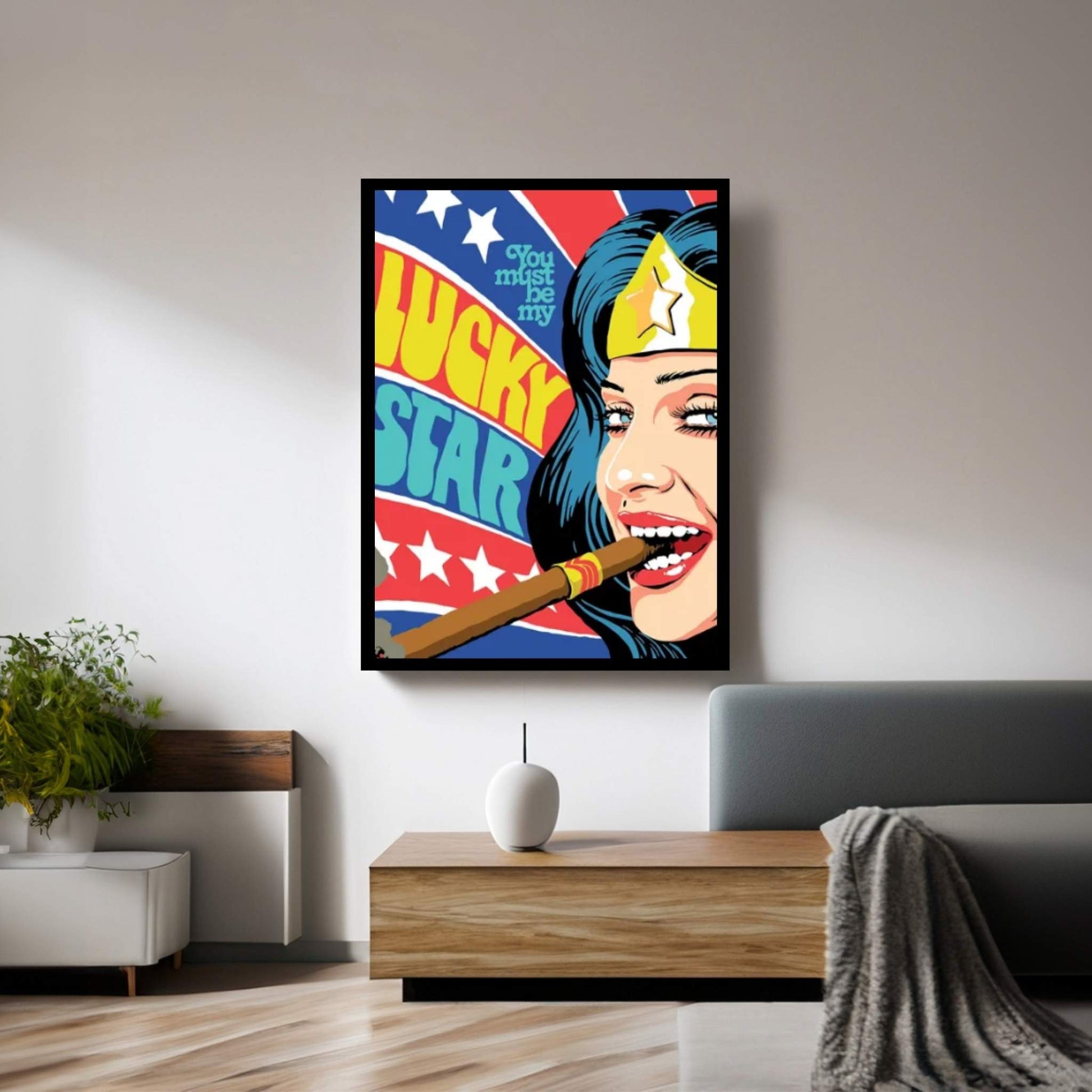 The Star Canvas Wall Art - Y Canvas