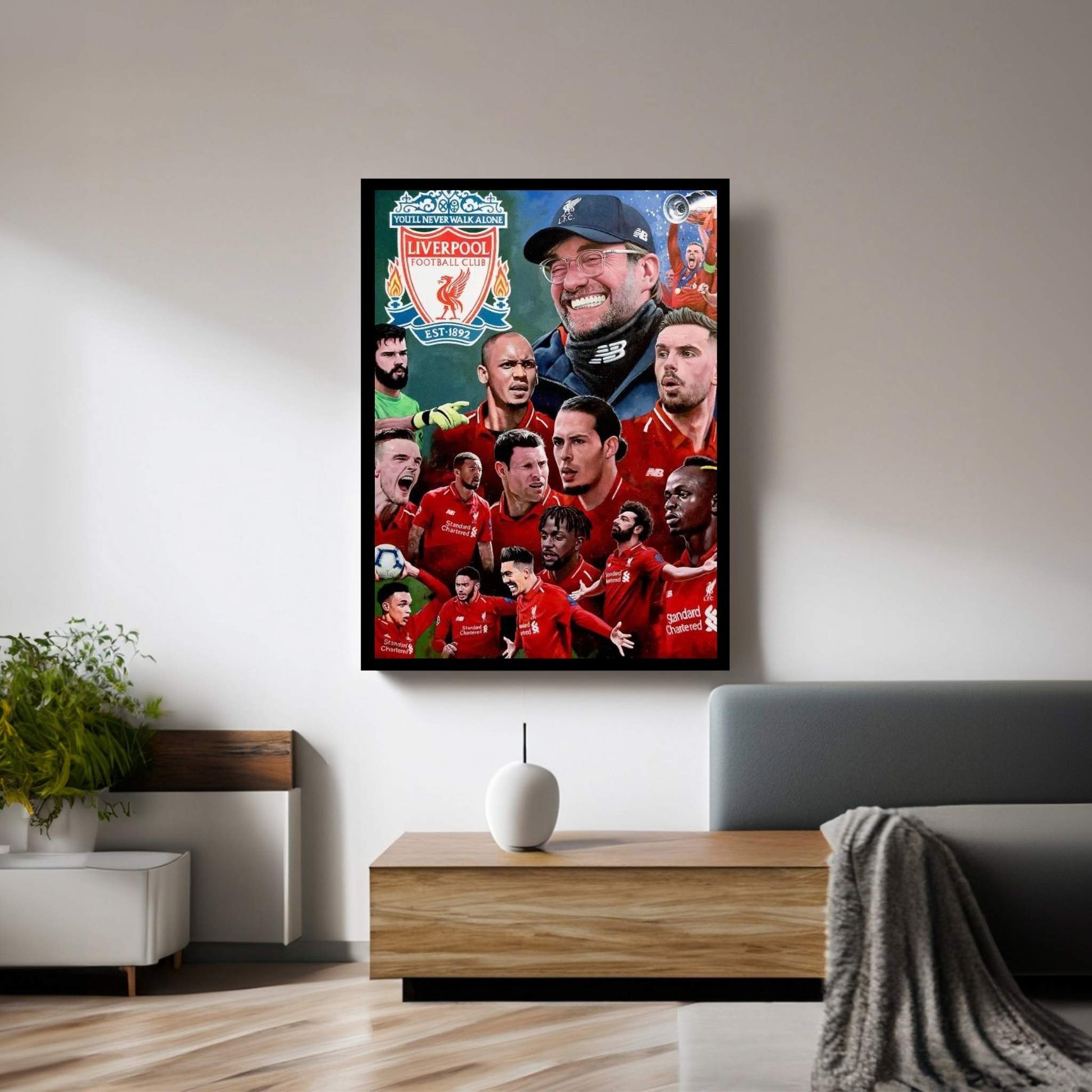 Liverpool FC Canvas Wall Art - Y Canvas