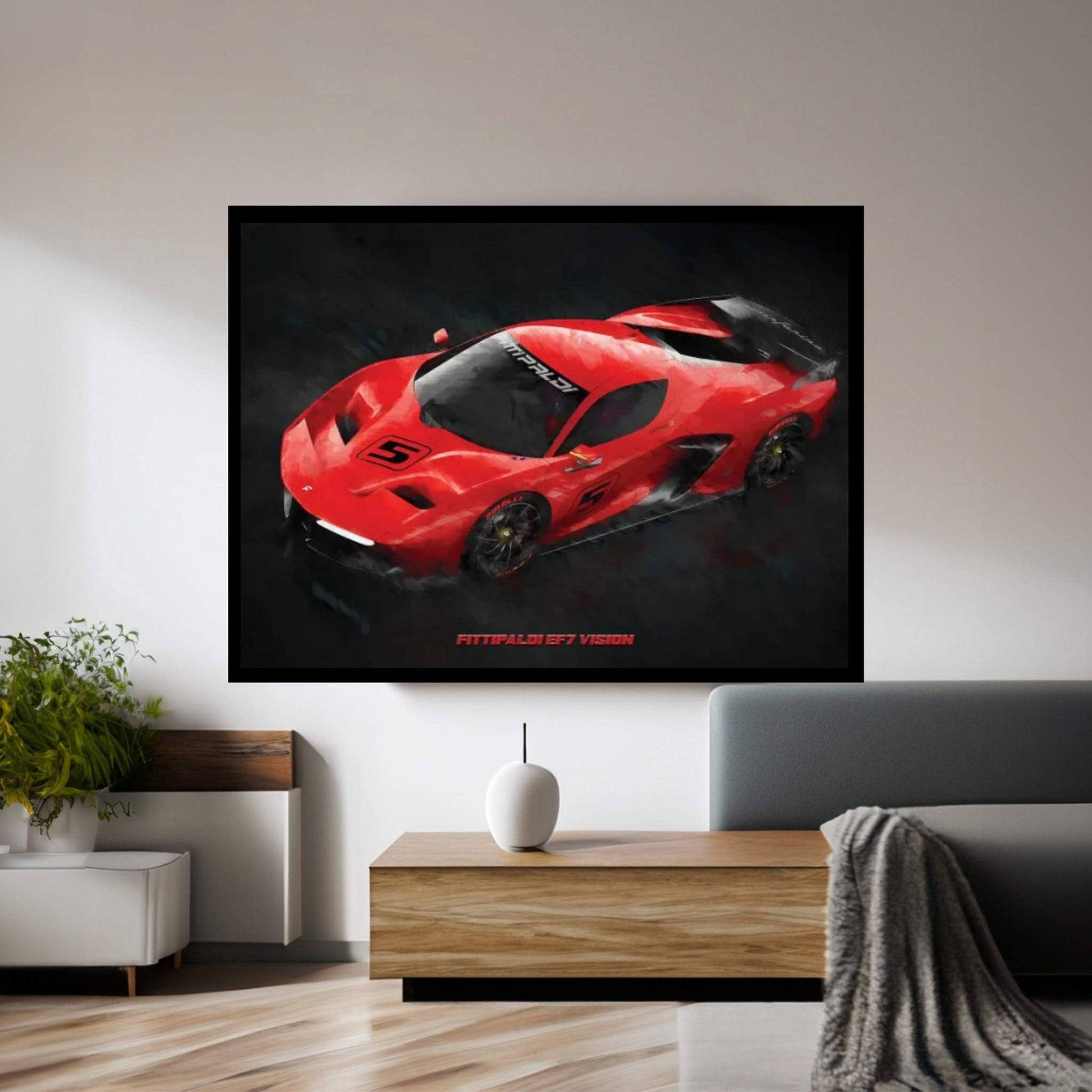 Fittipaldi EF7 Vision Canvas Wall Art - Y Canvas