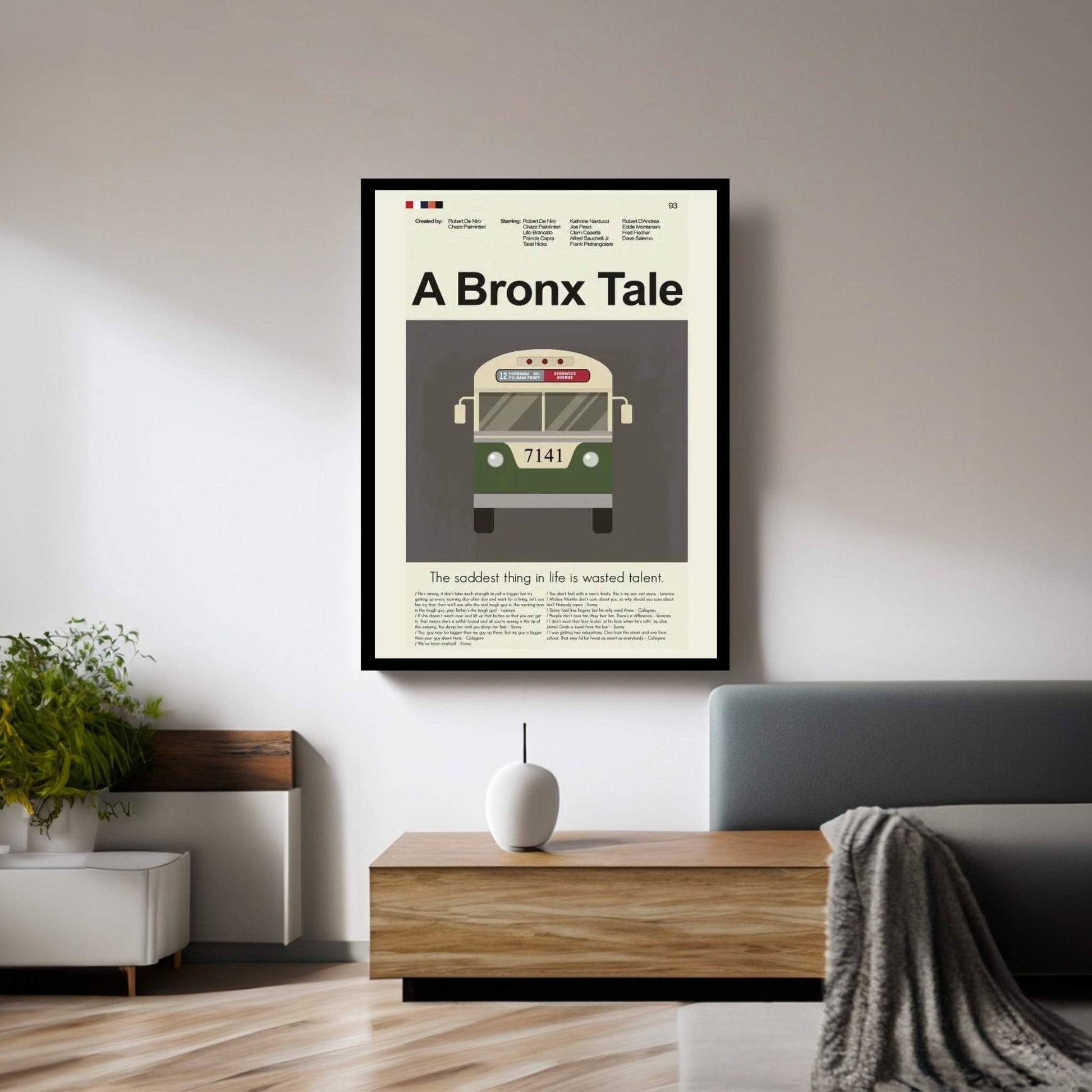 A Bronx Tale Canvas Wall Art - Y Canvas