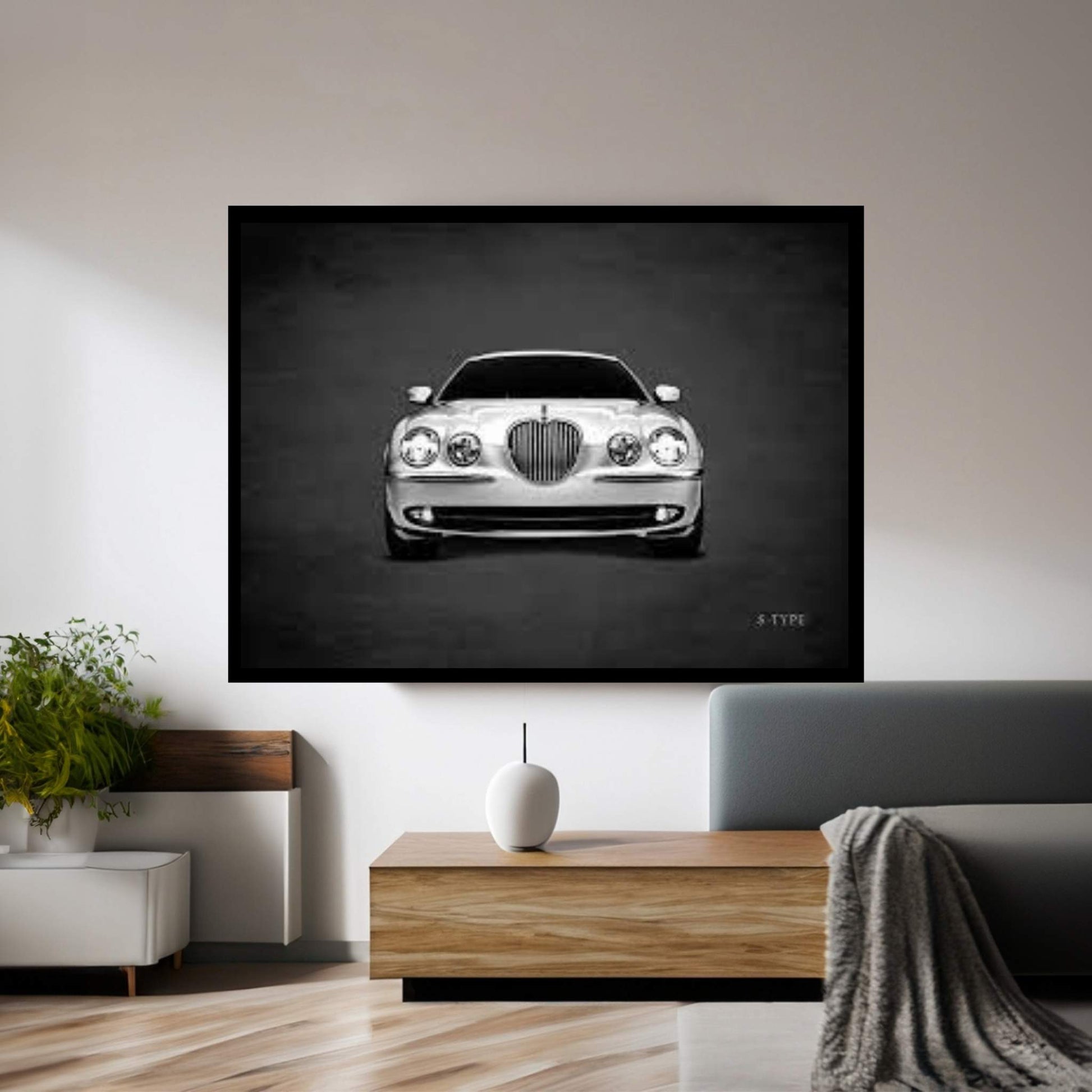 Jaguar S-Type Canvas Wall Art - Y Canvas