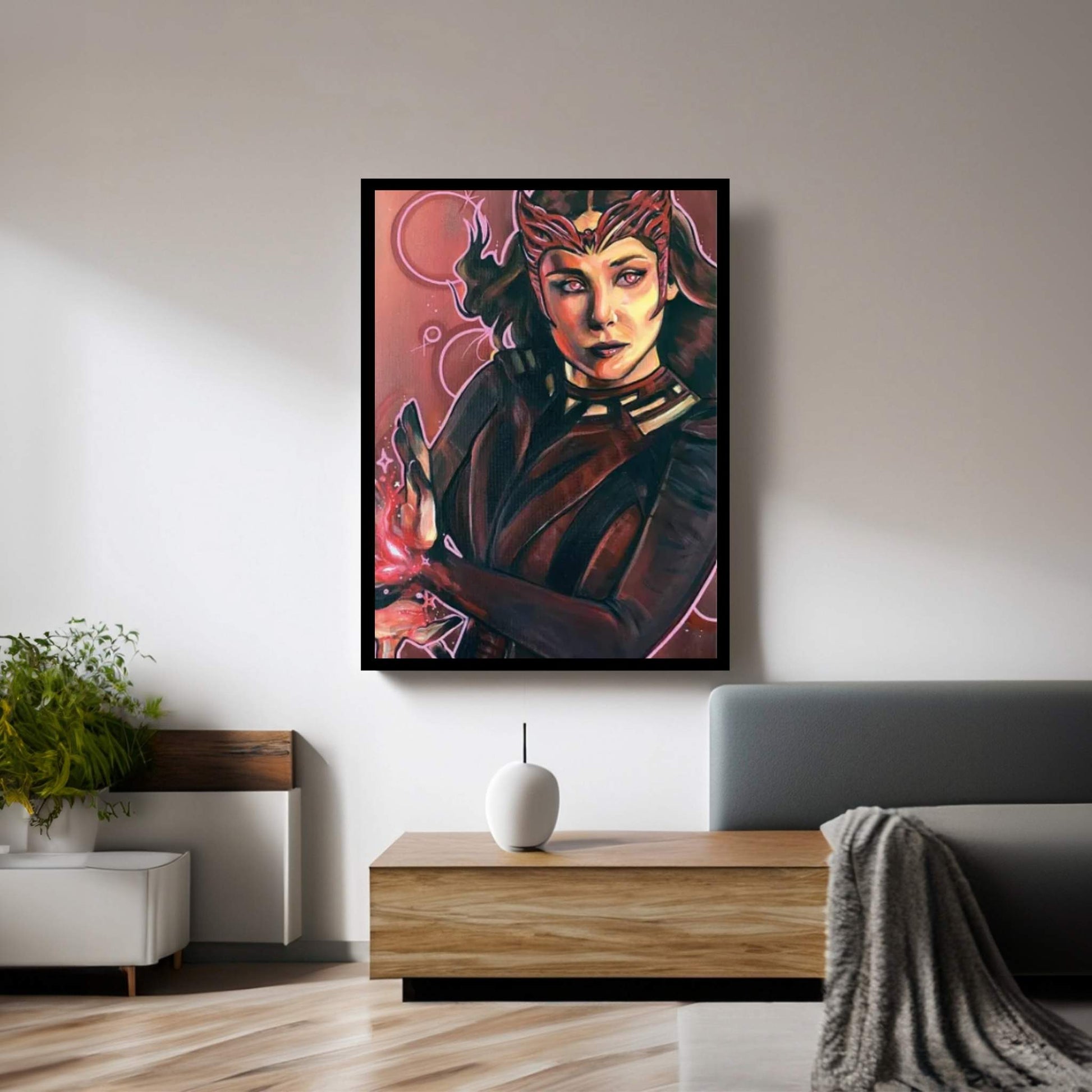 Scarlet Witch Canvas Wall Art - Y Canvas