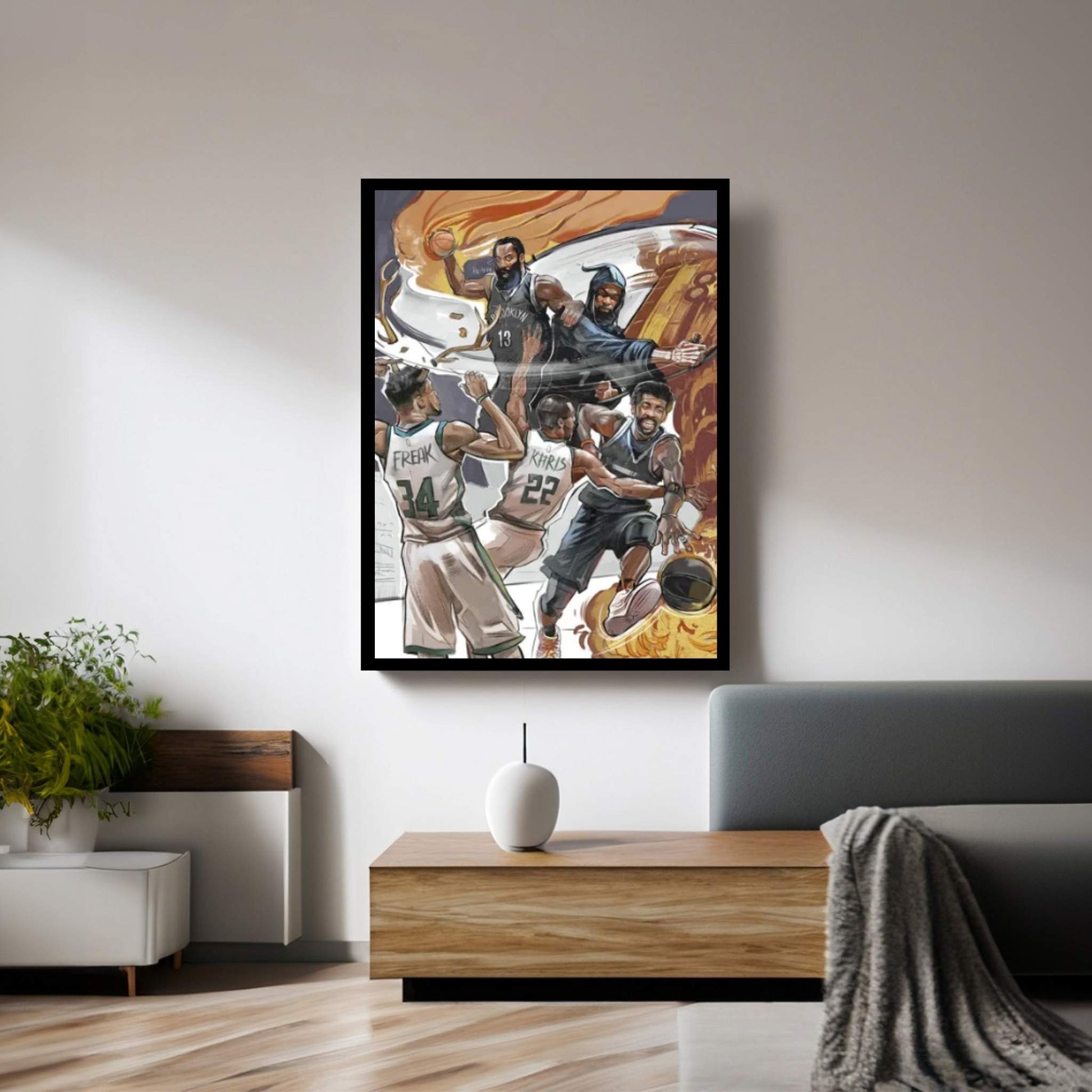 Invincible Trio Canvas Wall Art - Y Canvas