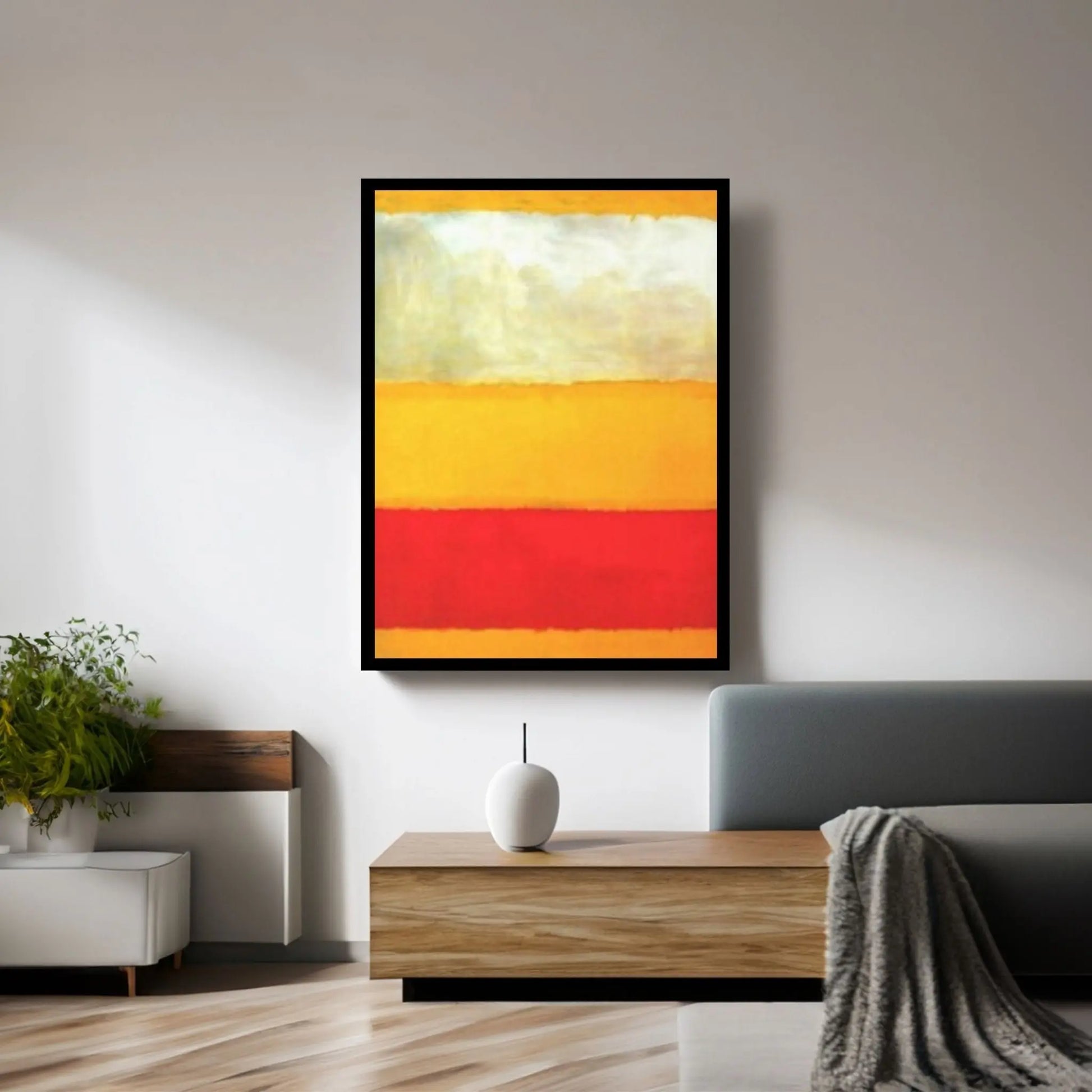 Mark Rothko Frame Canvas/Poster Art Reproduction, Rothko Reproduction - Y Canvas