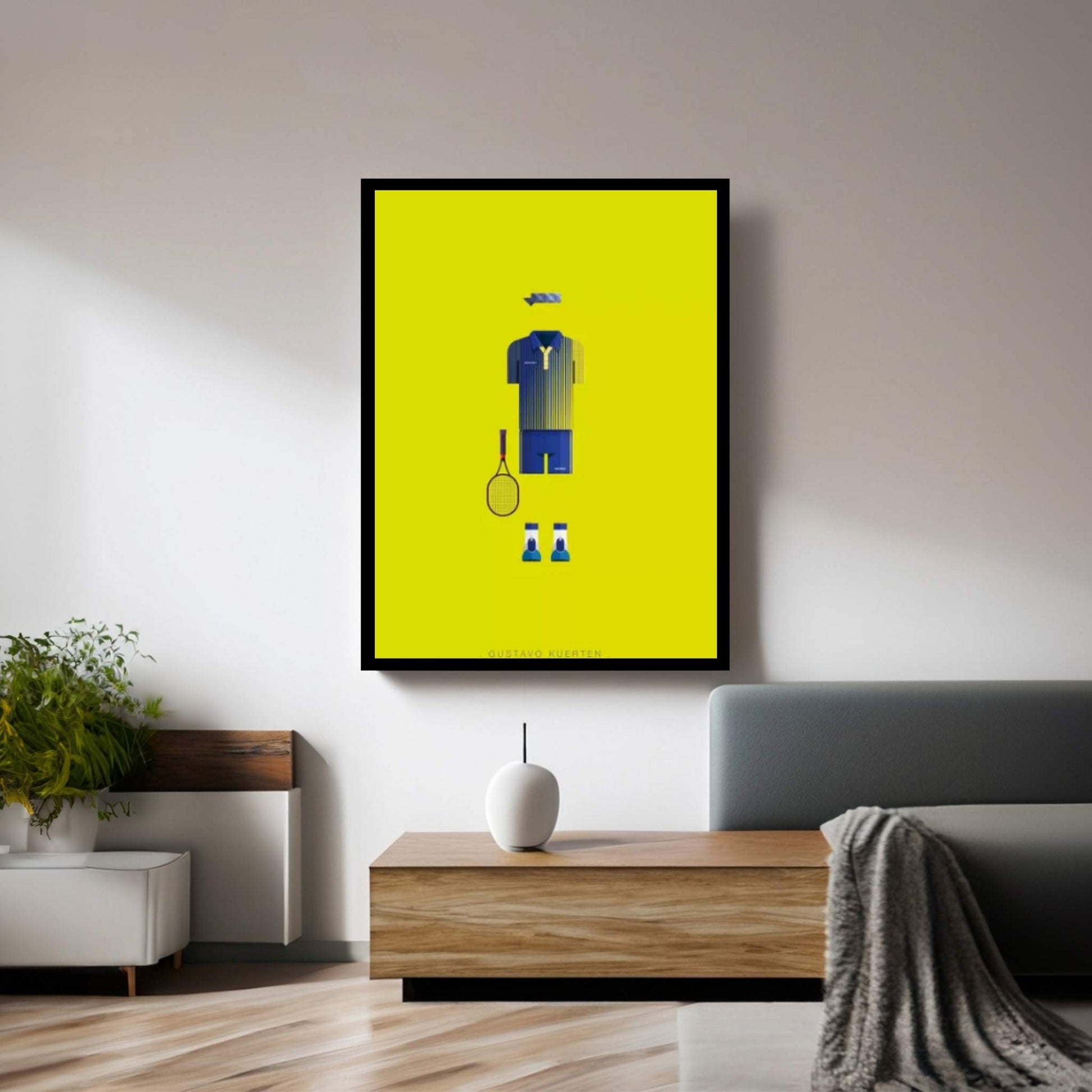 Gustavo Kuerten Canvas Wall Art - Y Canvas