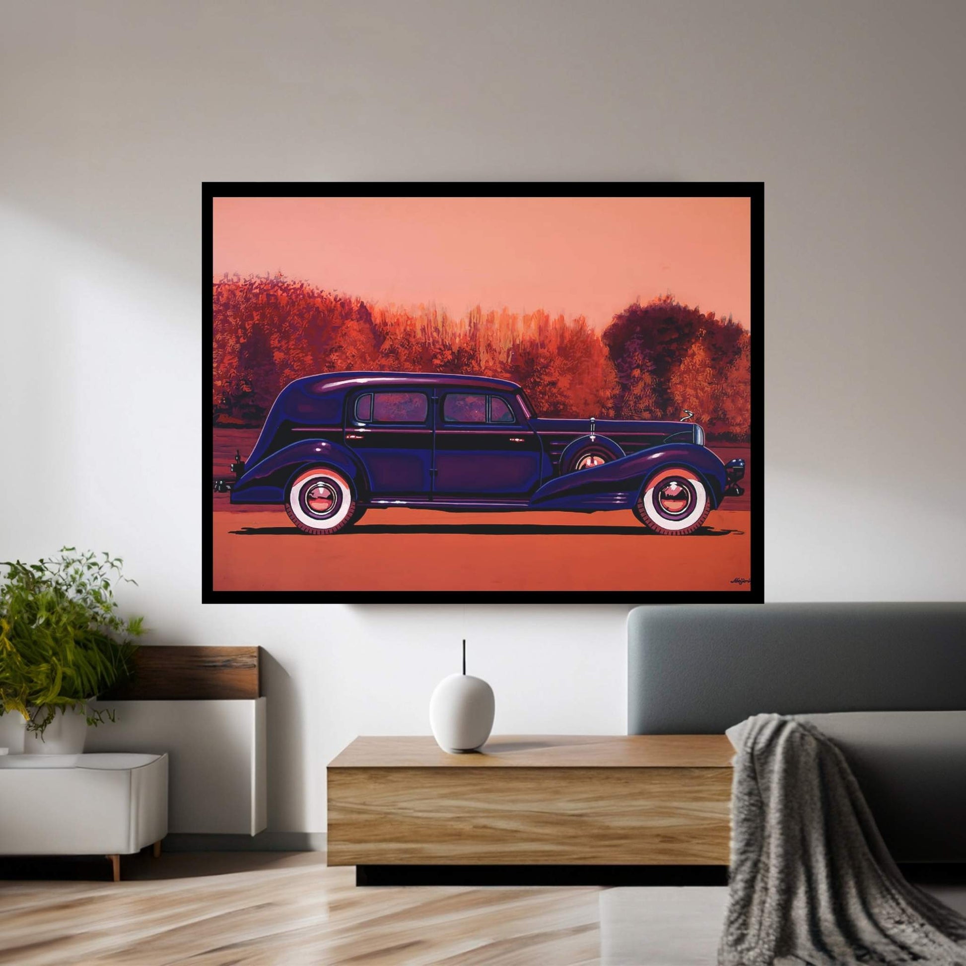 Cadillac V 16 Custom Imperial Canvas Wall Art - Y Canvas