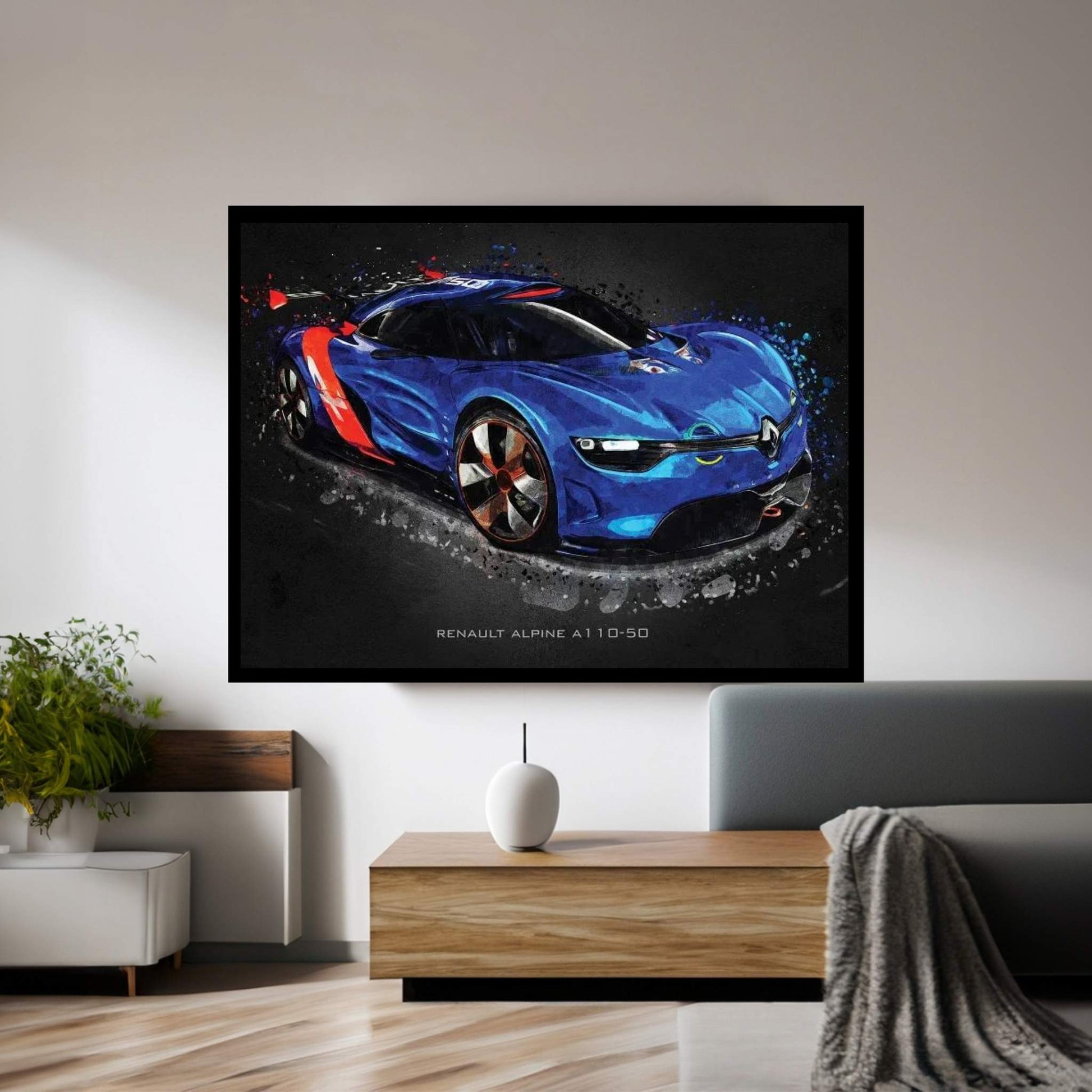 Renault Alpine A110-50 Canvas Wall Art - Y Canvas