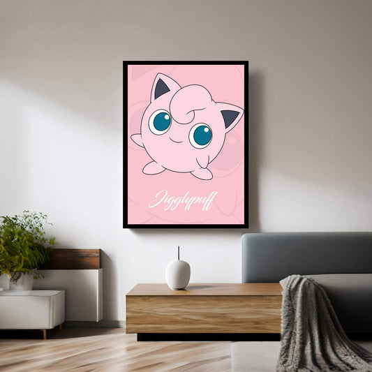Pokémon - Jigglypuff Canvas Wall Art - Y Canvas