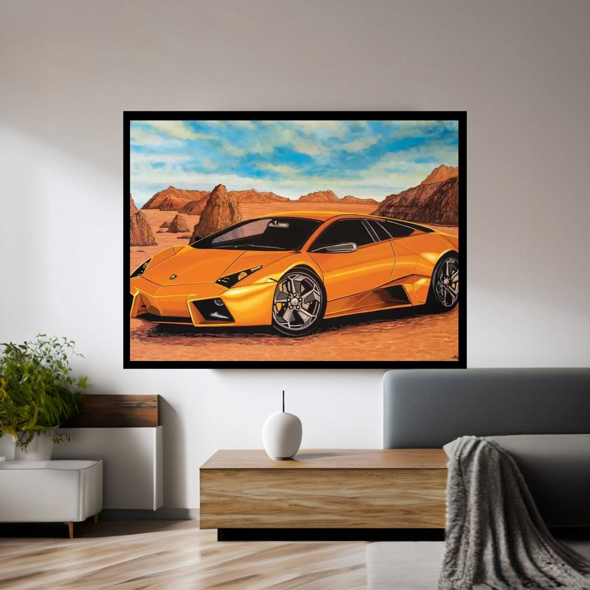 Lamborghini Reventon Canvas Wall Art - Y Canvas