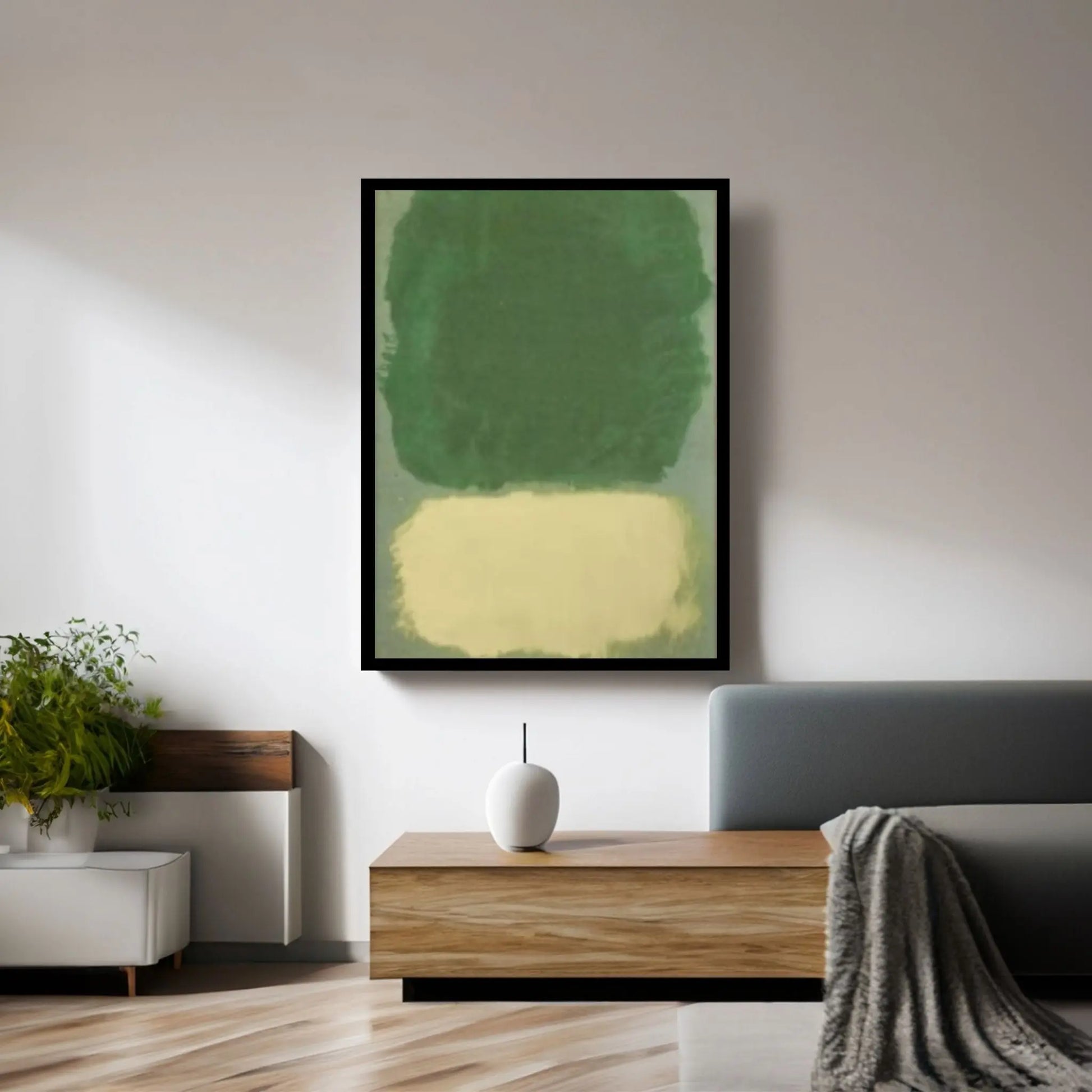 Mark Rothko Frame Canvas/Poster Art Reproduction, Rothko Reproduction - Y Canvas