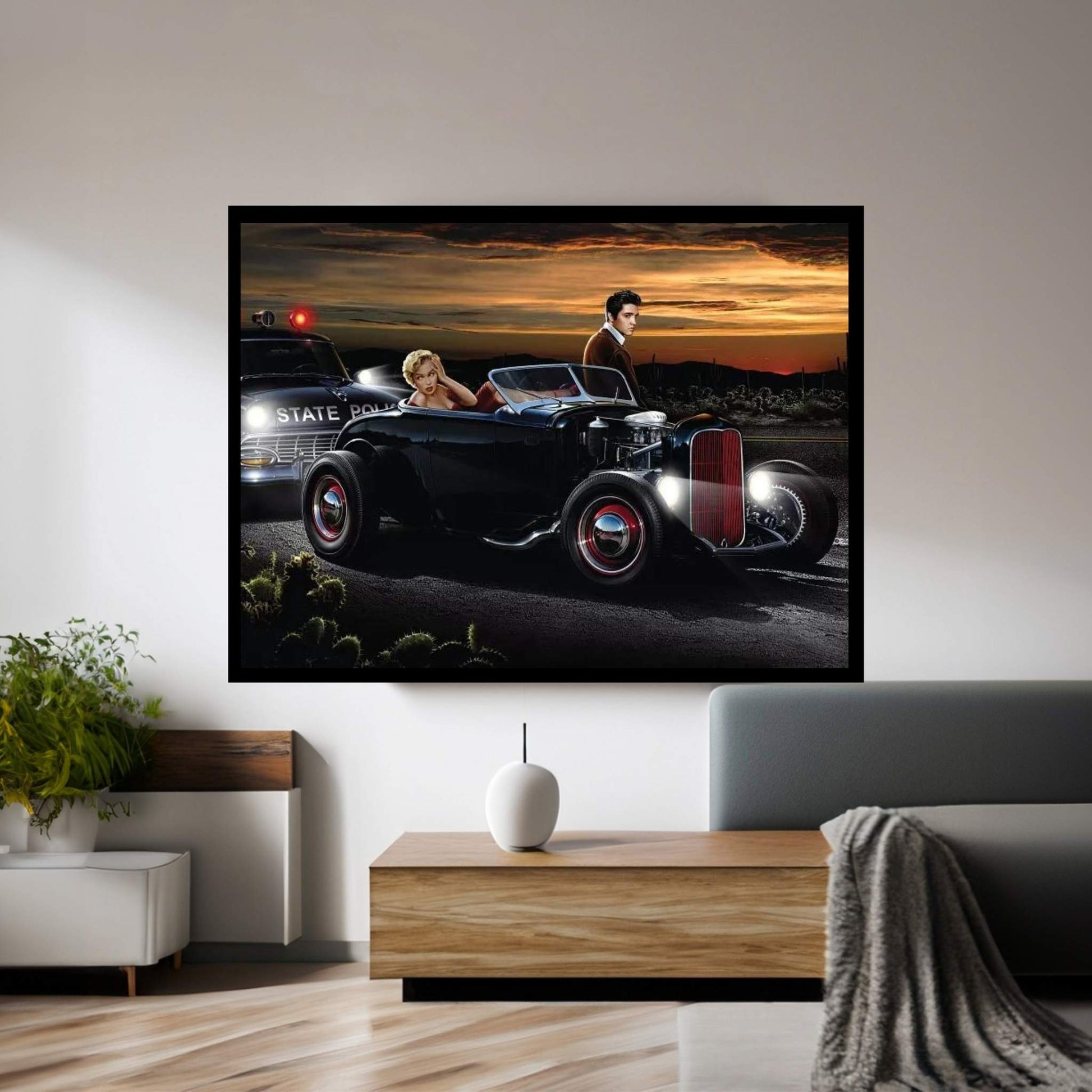 Joy Ride Canvas Wall Art - Y Canvas