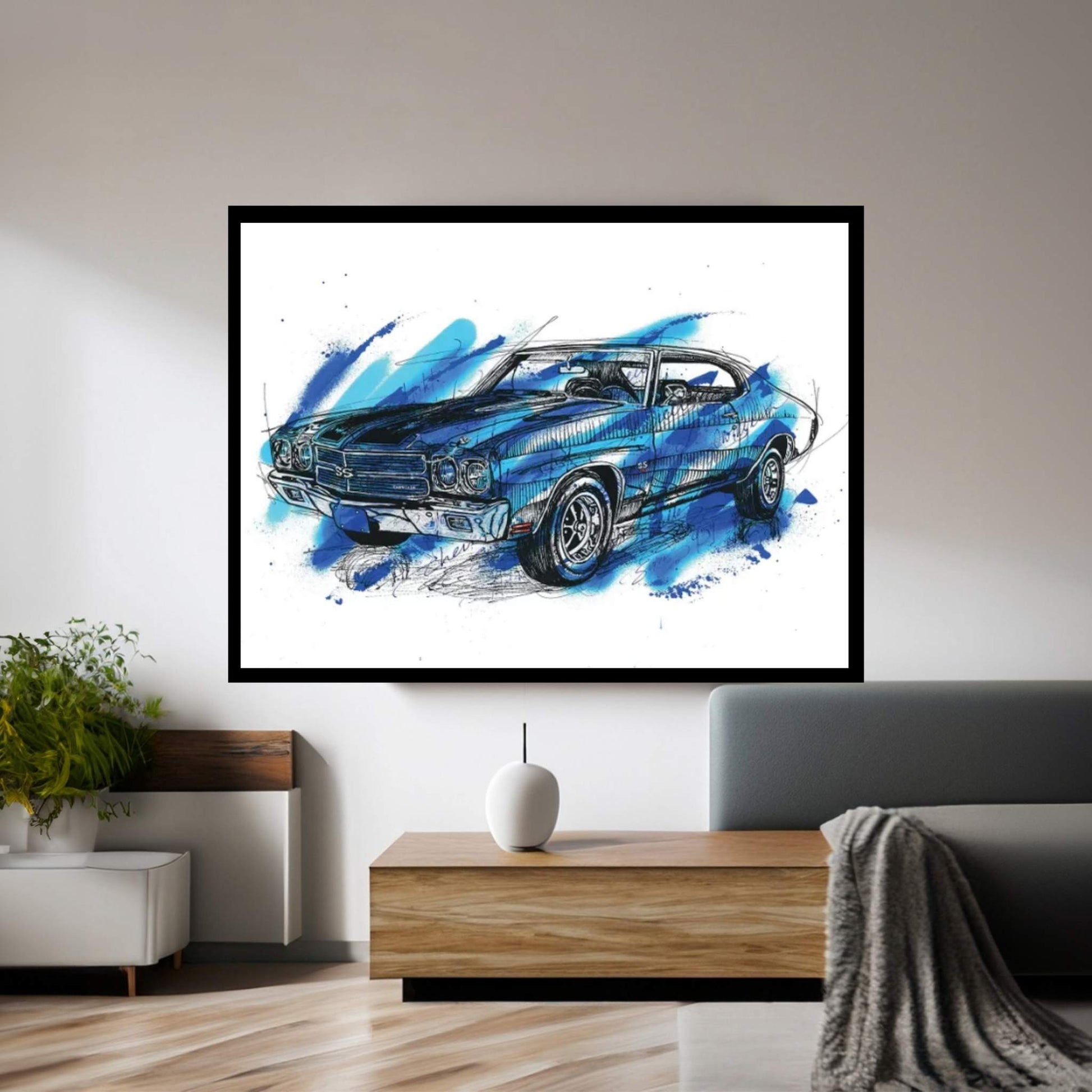 Chevelle SS 1970 Canvas Wall Art - Y Canvas